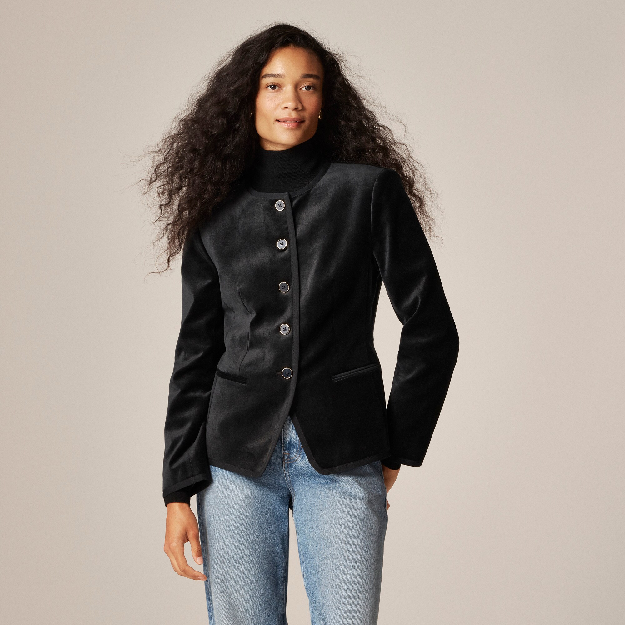 womens Cora lady jacket in velvet