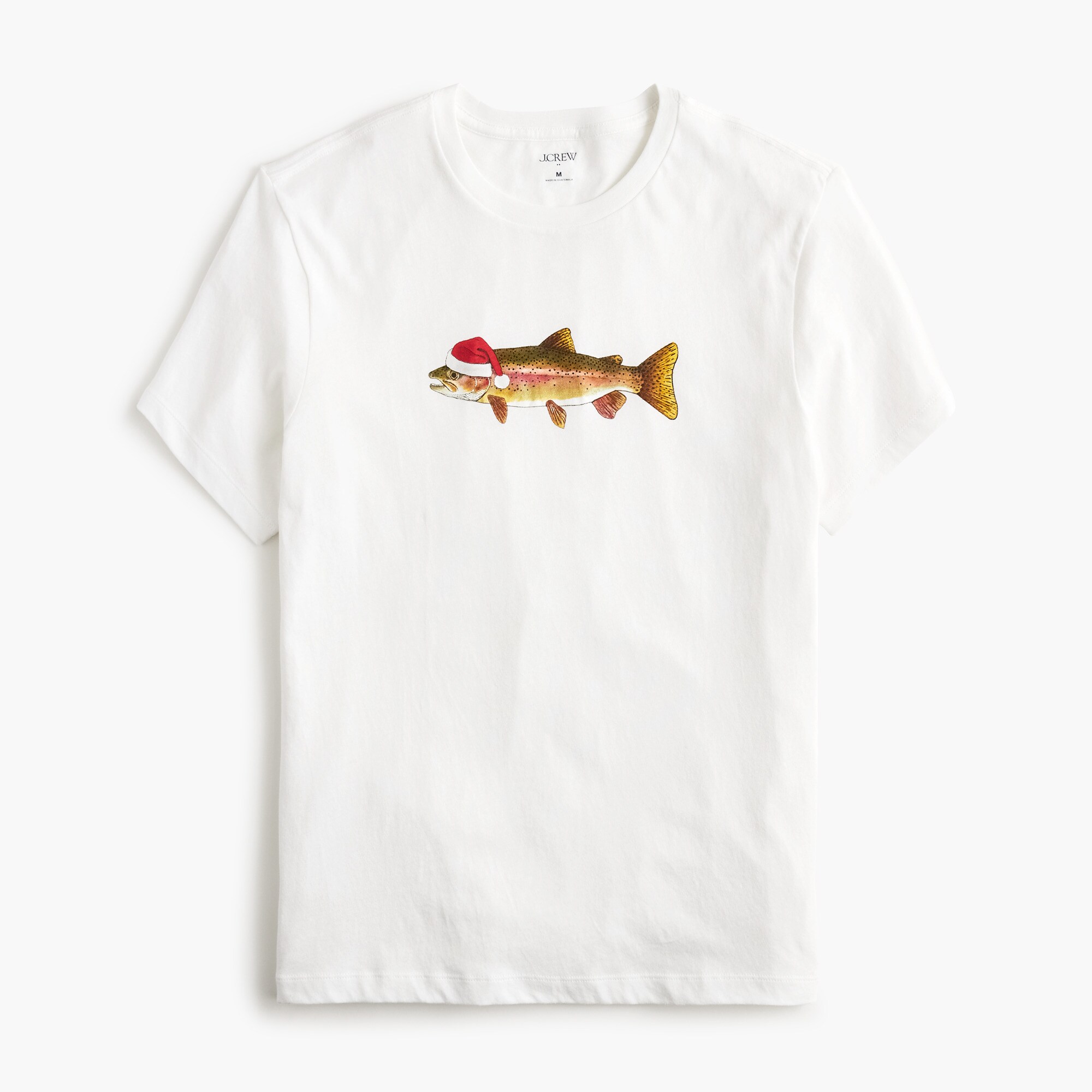  Santa trout graphic tee