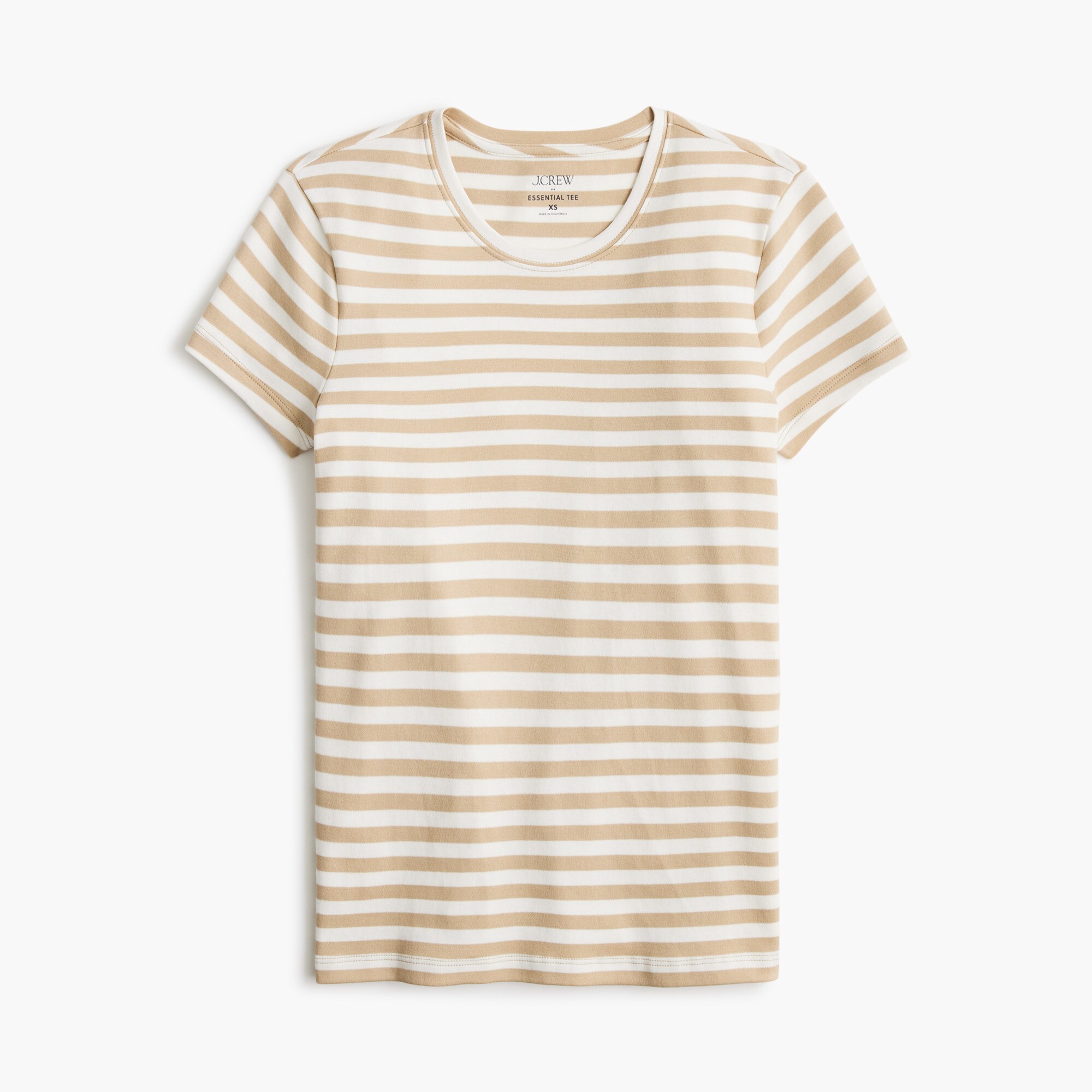 womens Striped Essential short-sleeve crewneck tee