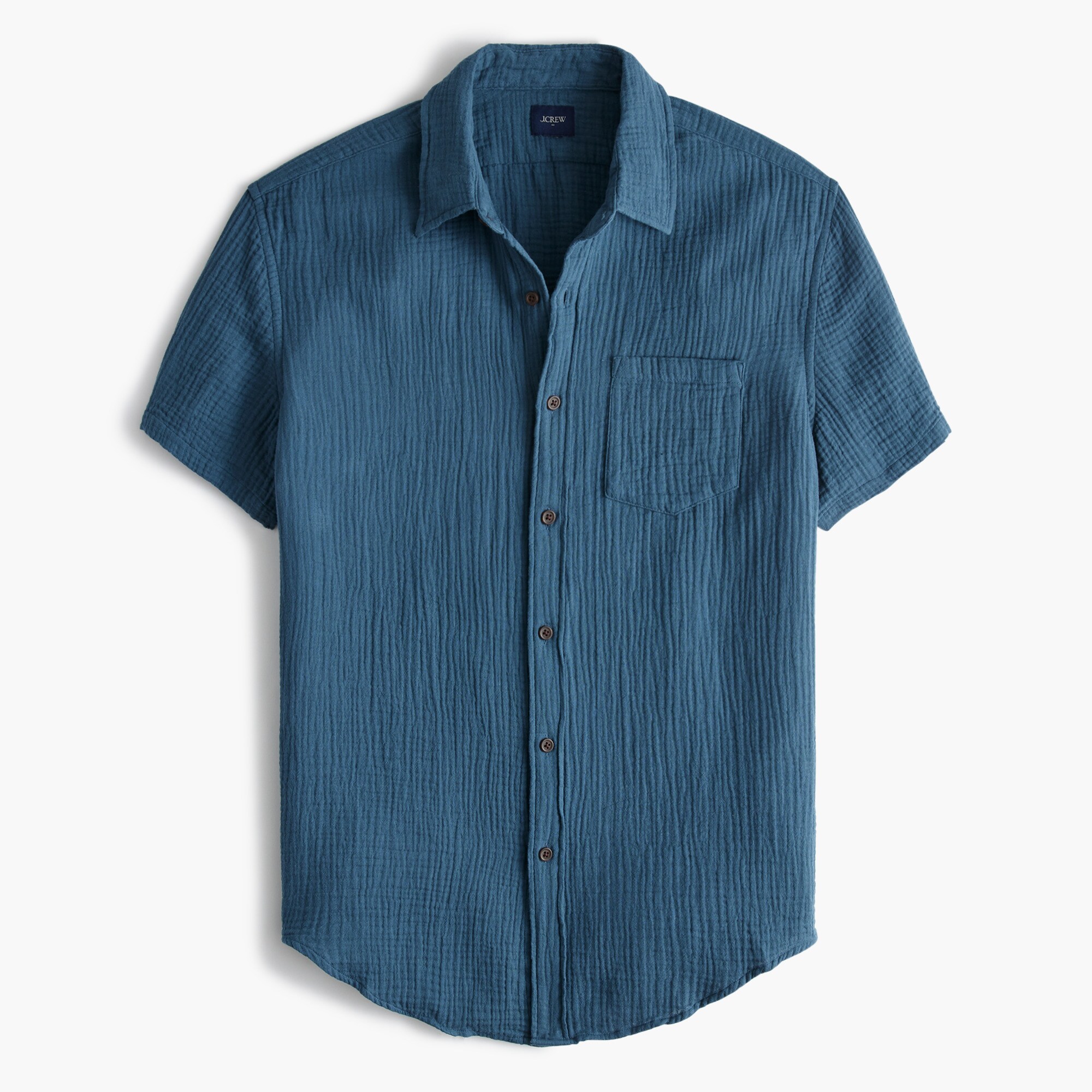mens Short-sleeve gauze shirt