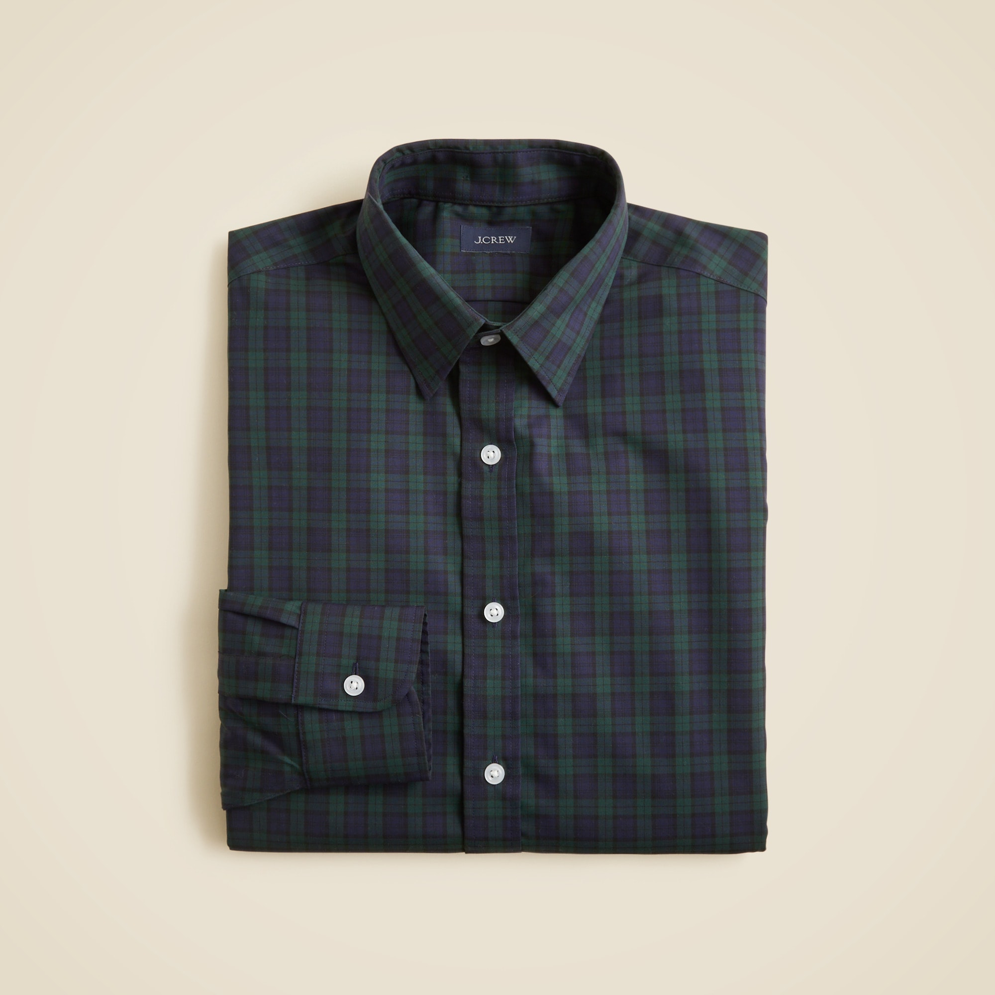 Bowery wrinkle-free dress shirt with point collar