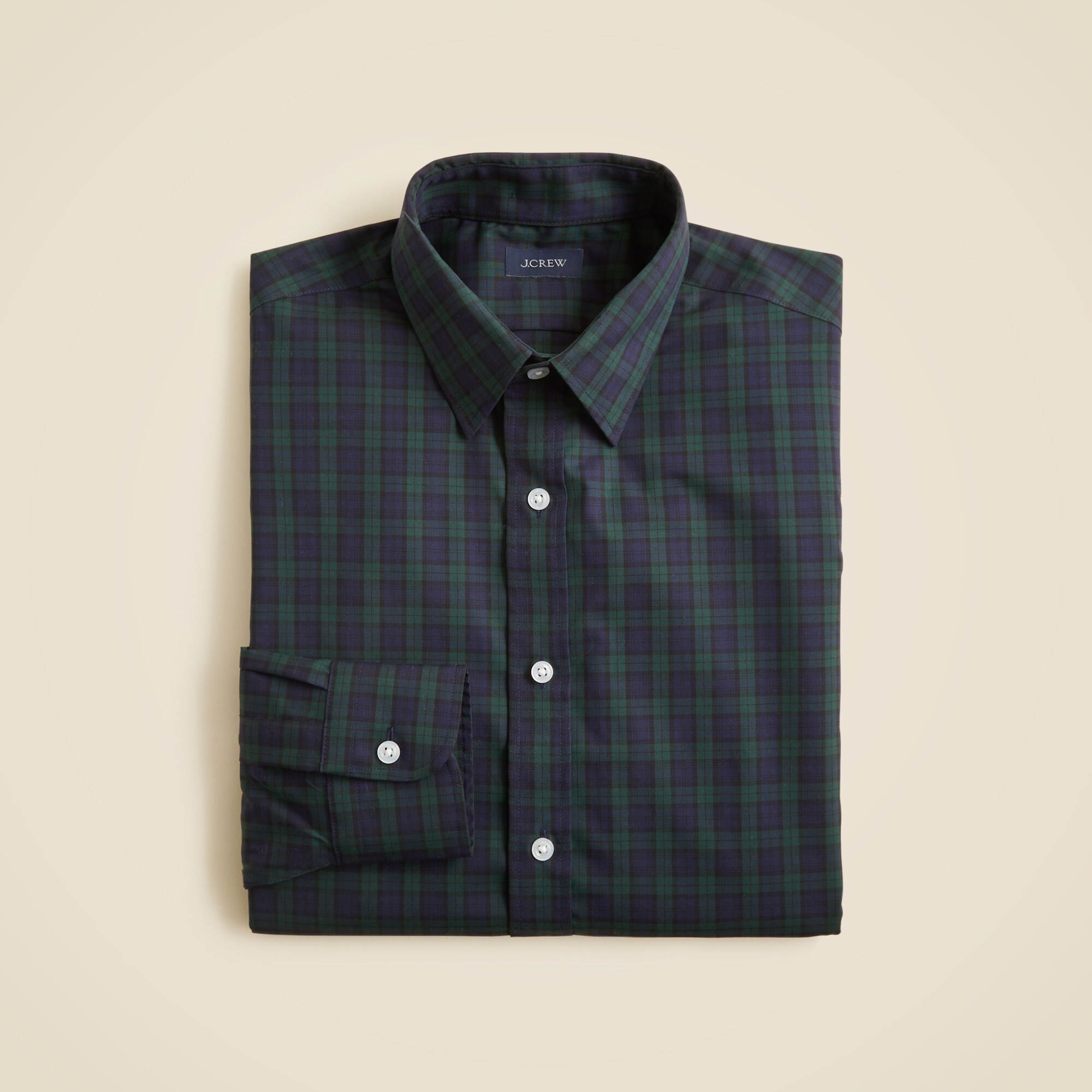  Bowery wrinkle-free dress shirt with point collar