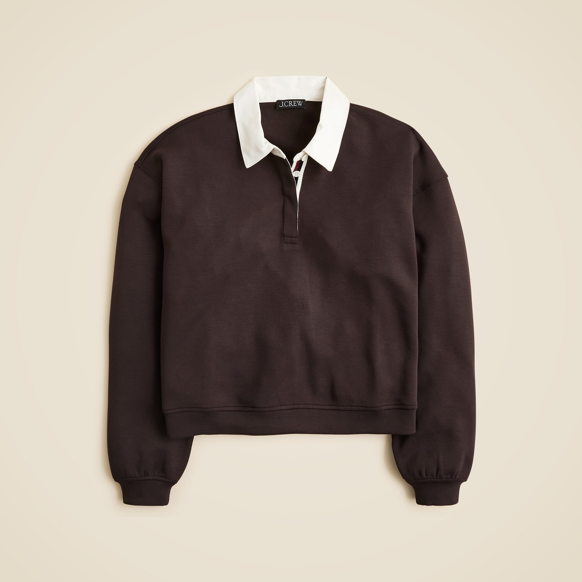 Heritage terry mockneck sweatshirt