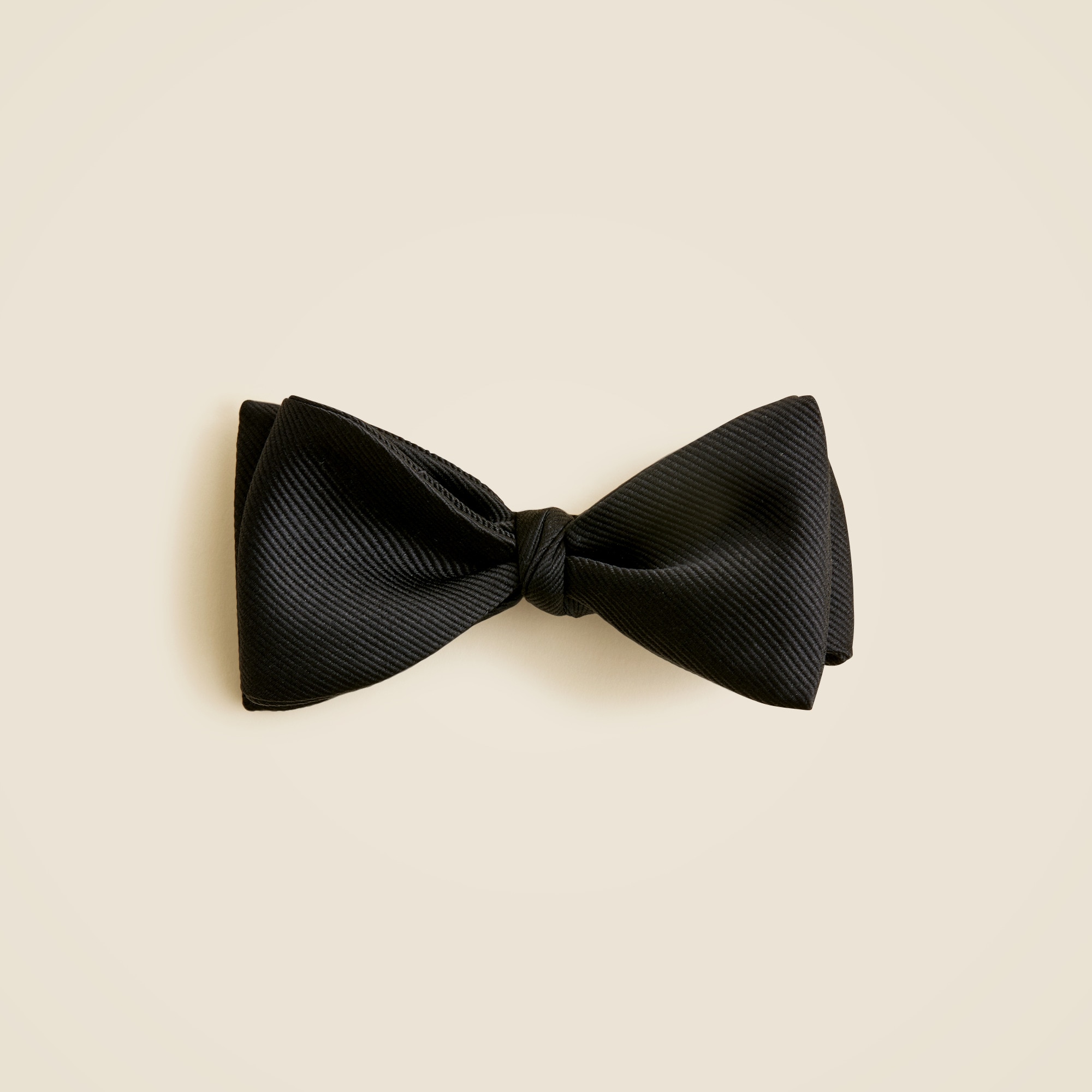 Italian silk grosgrain bow tie