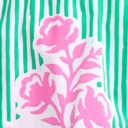 Poplin midi wrap skirt SUMMER GREEN PINK