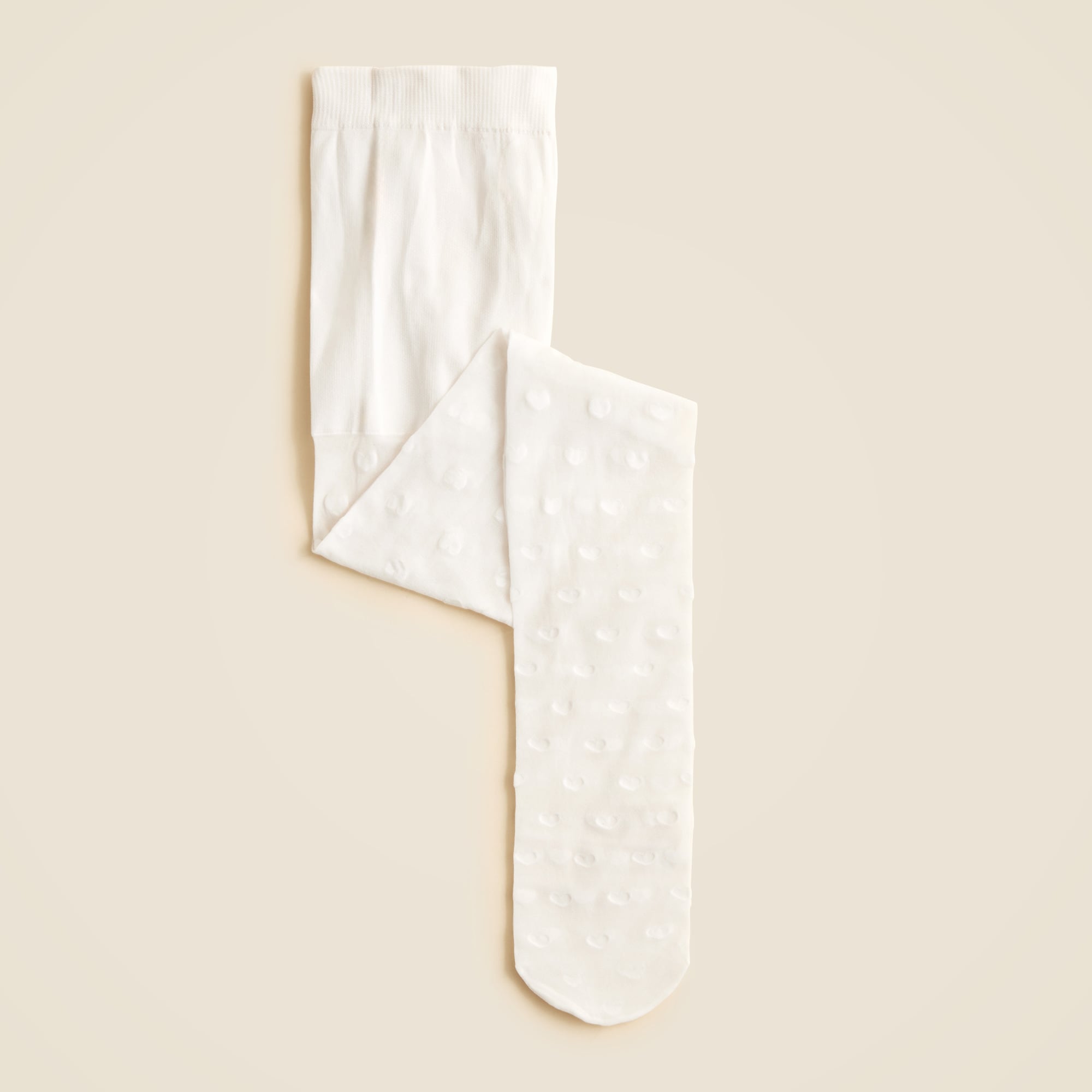 Girls' sheer heart tights