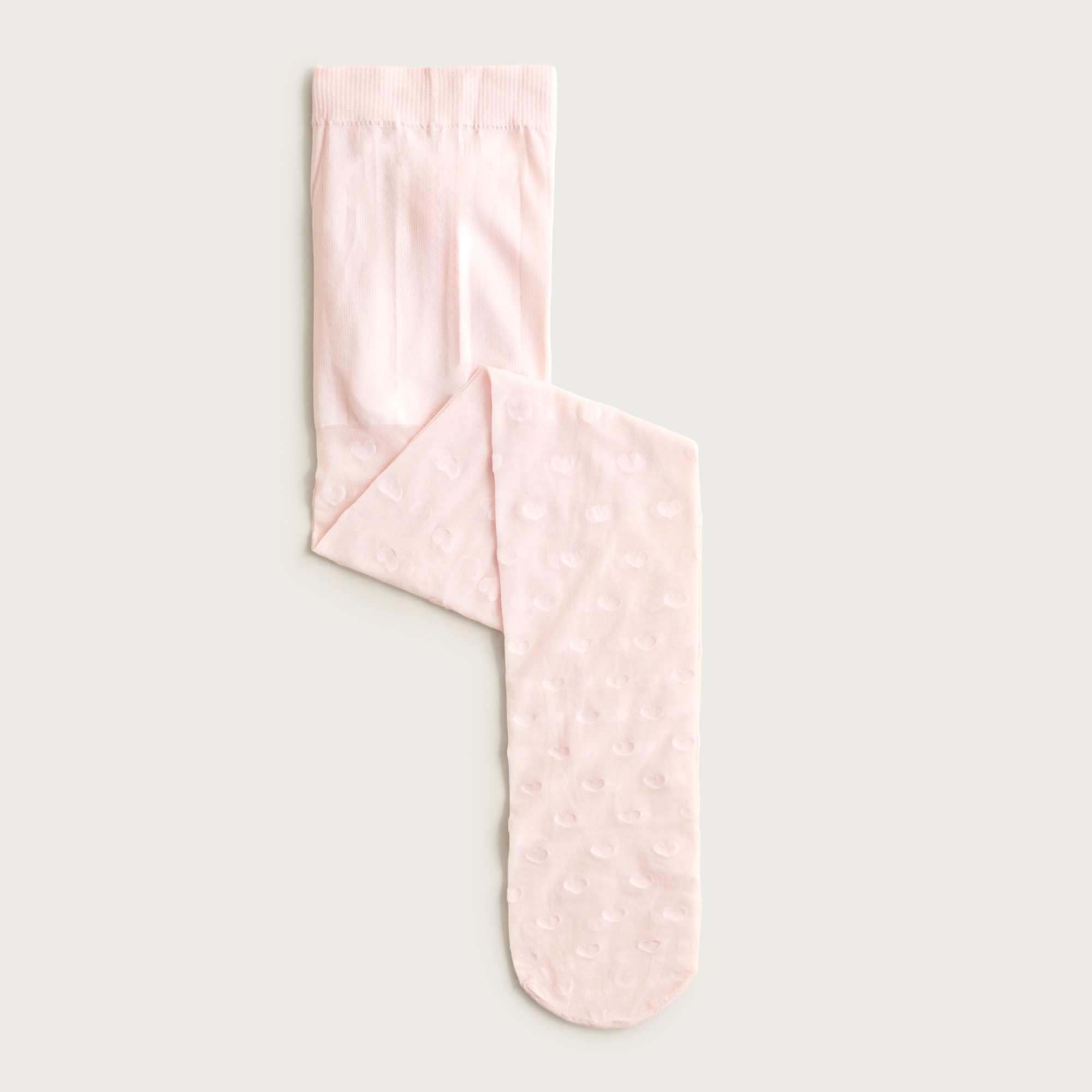 Girls' sheer heart tights
