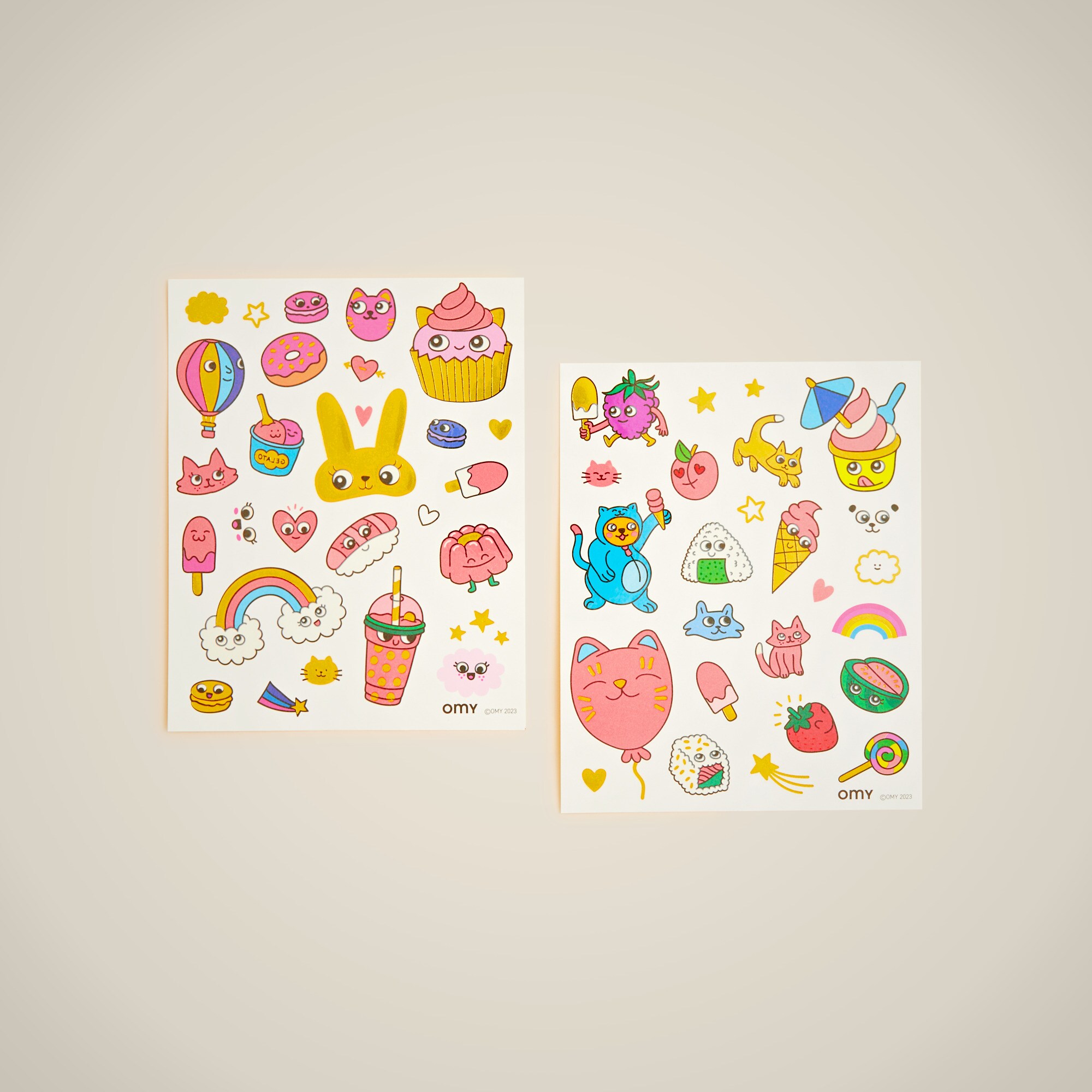 OMY kawaii temporary tattoos