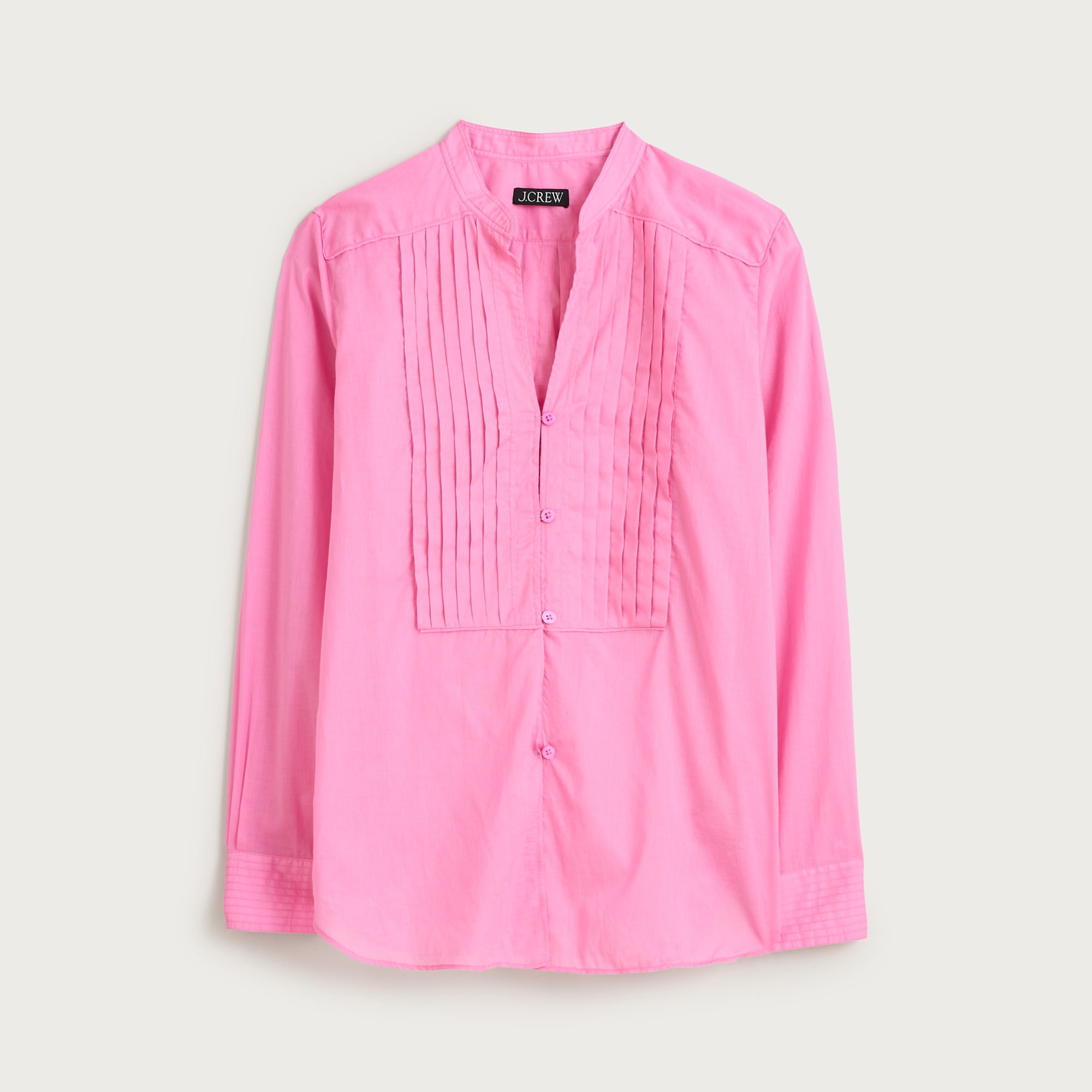  Pintuck top in cotton voile