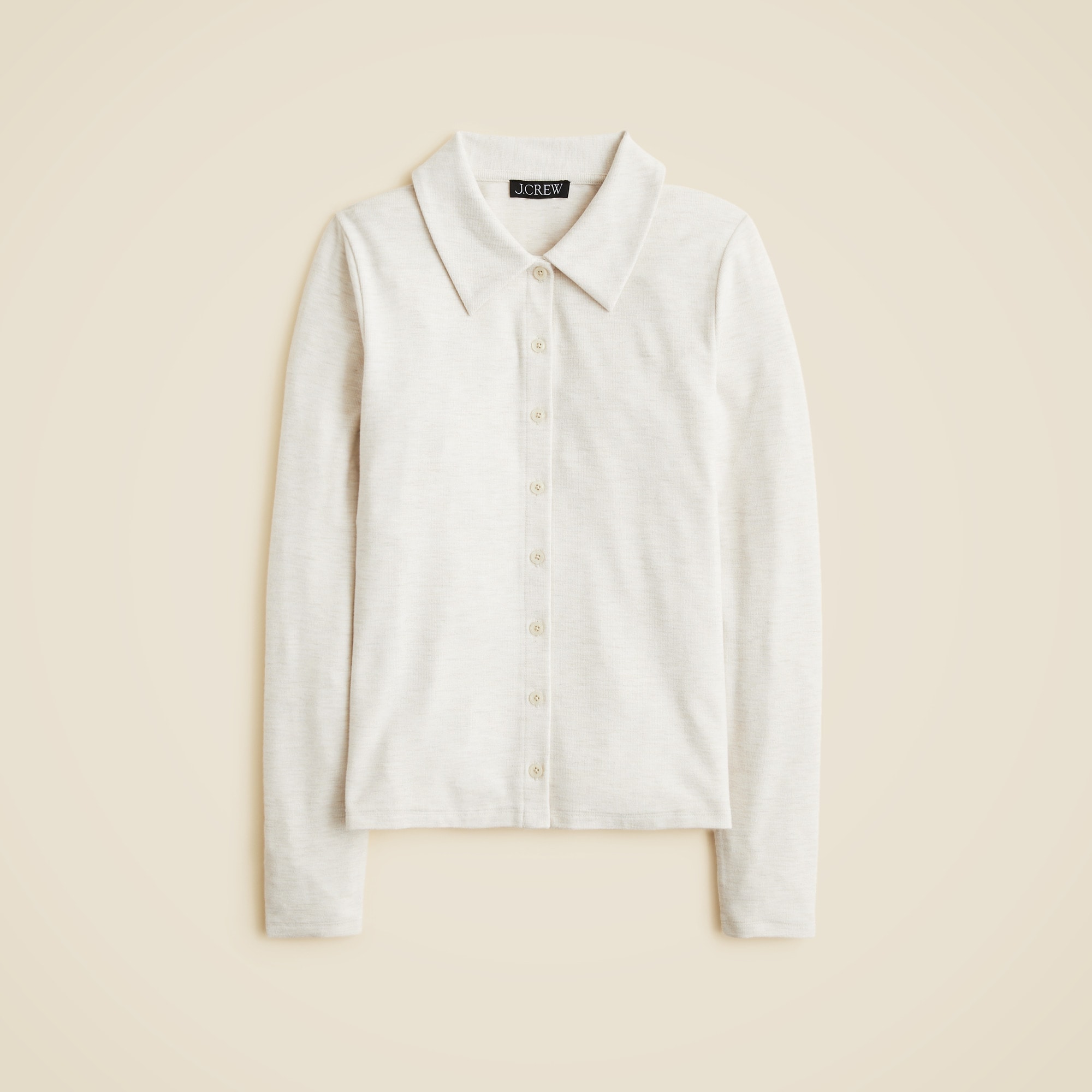 Soft rib cardigan top