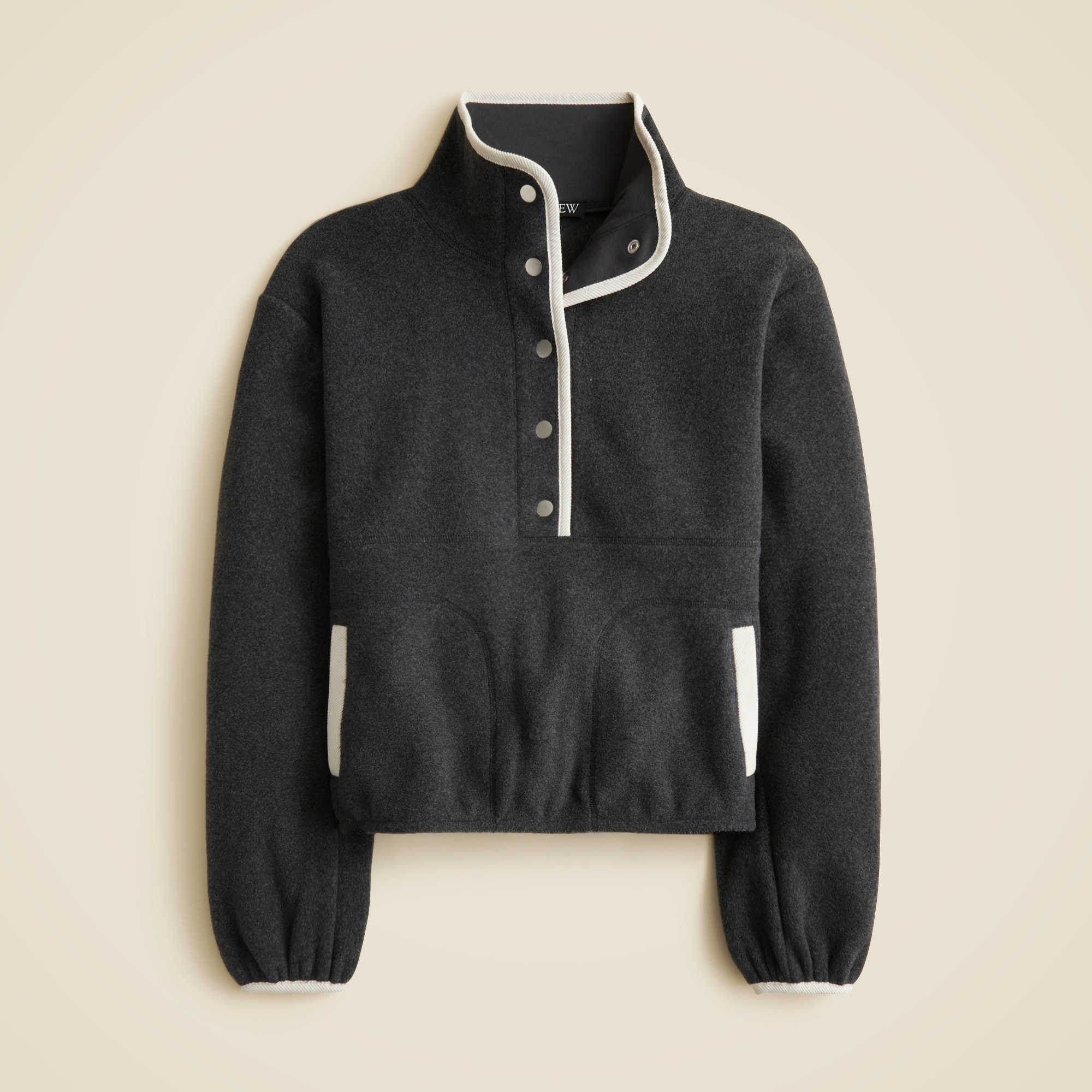  Warm-up fleece pullover