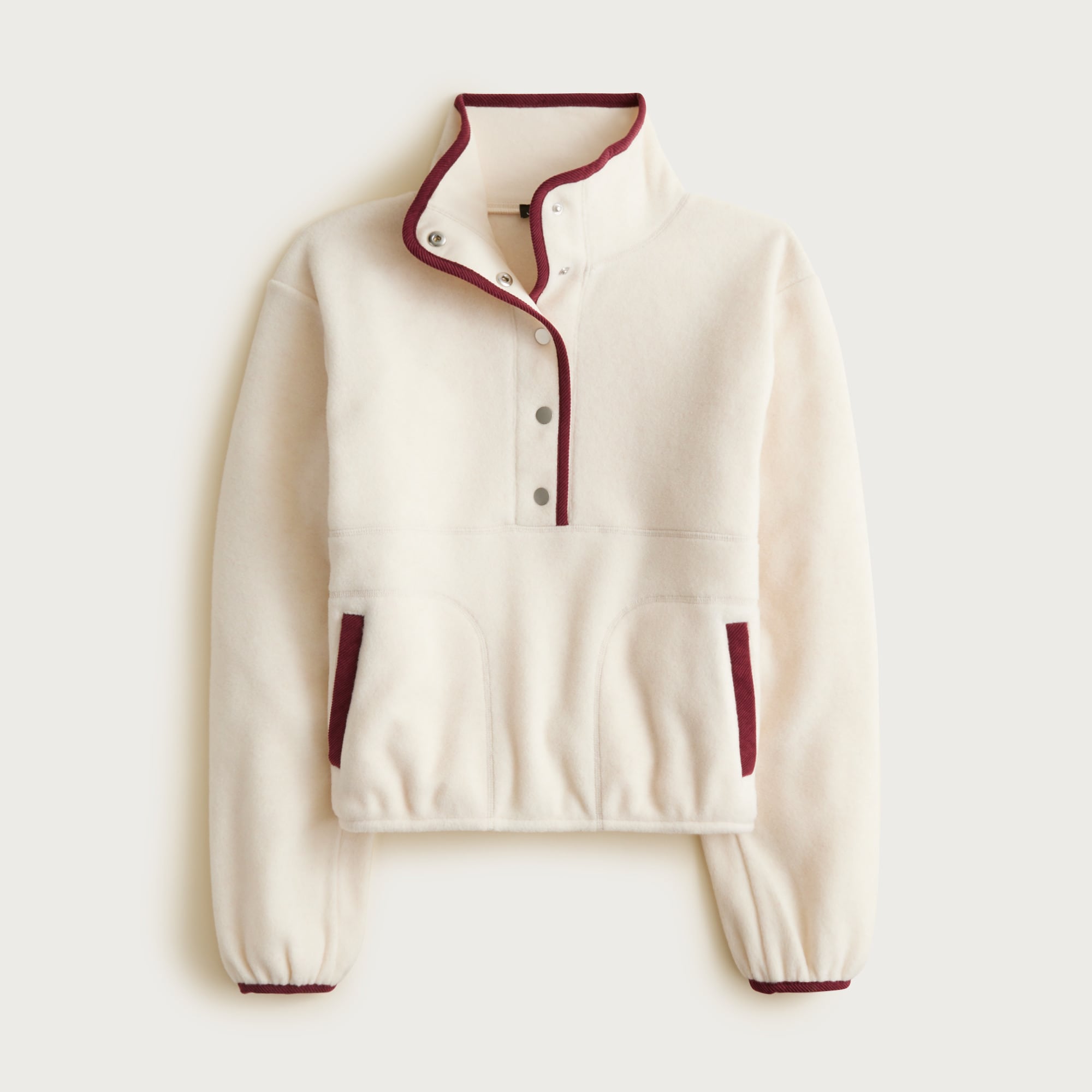  Warm-up fleece pullover