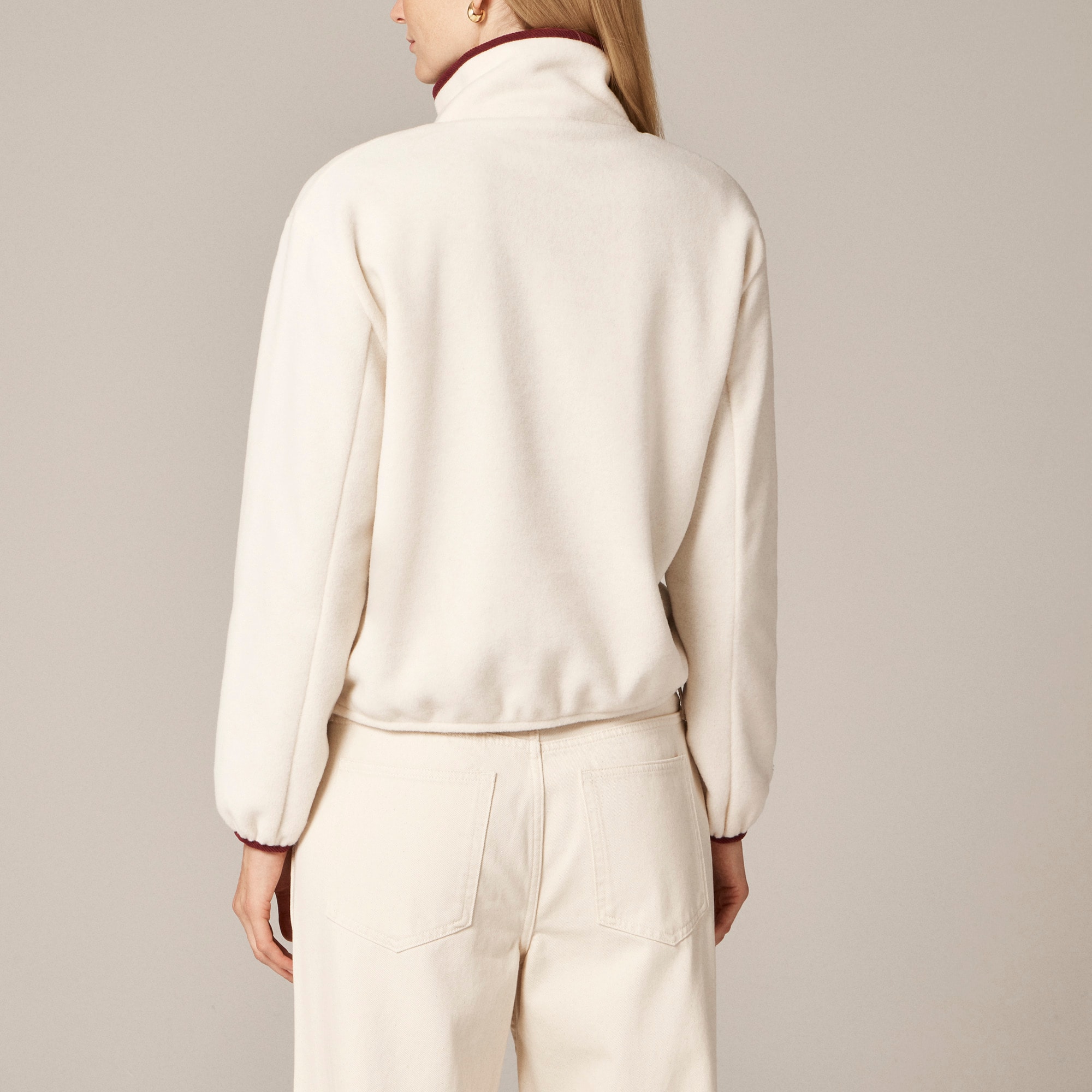 Warm-up fleece pullover