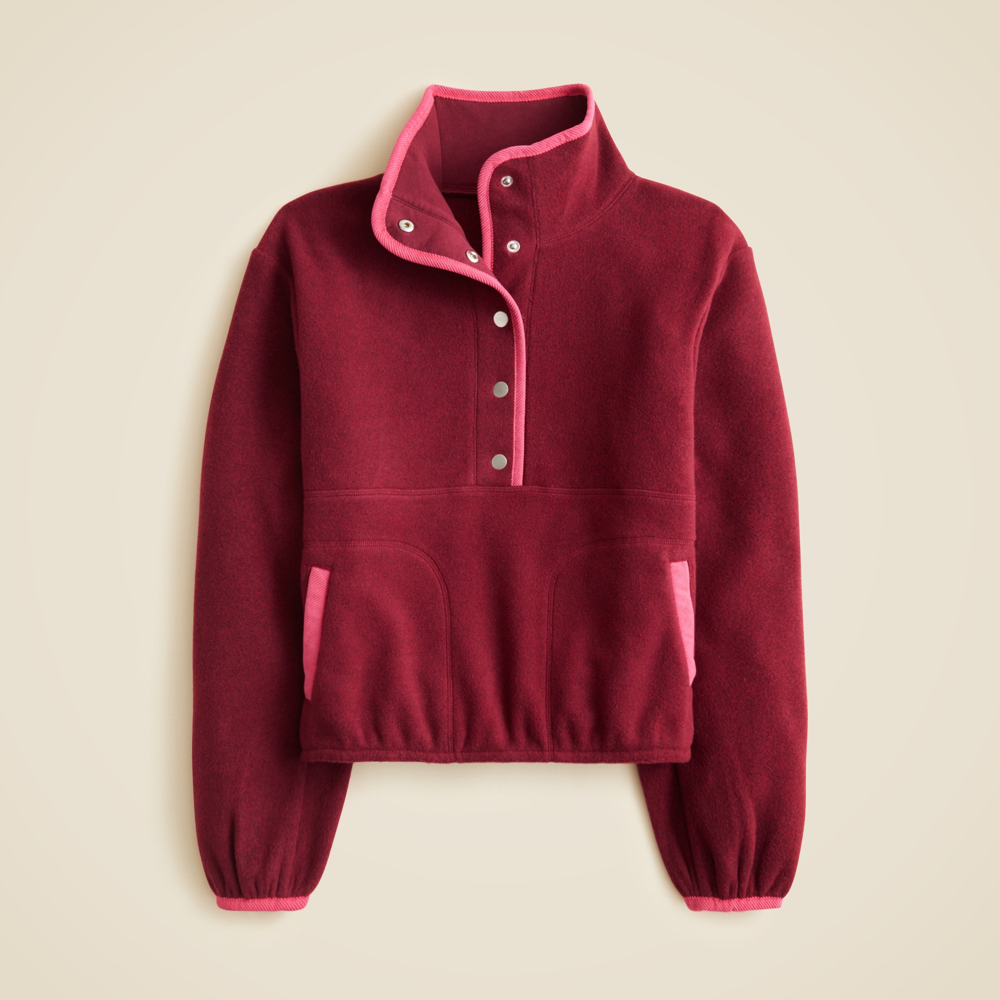 Warm-up Fleece Pullover For Women | J.Crew
