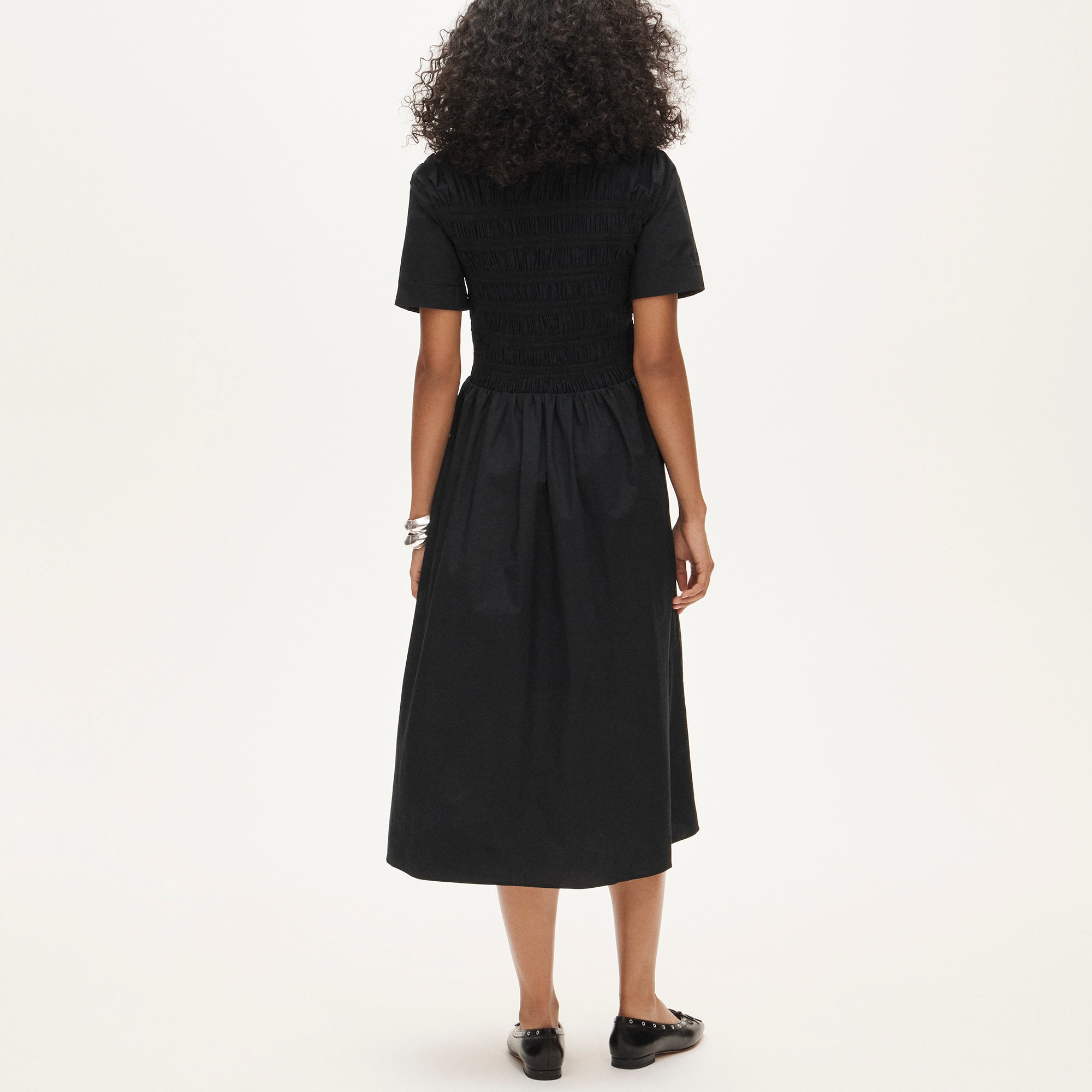 Elsie shirt-dress in cotton poplin