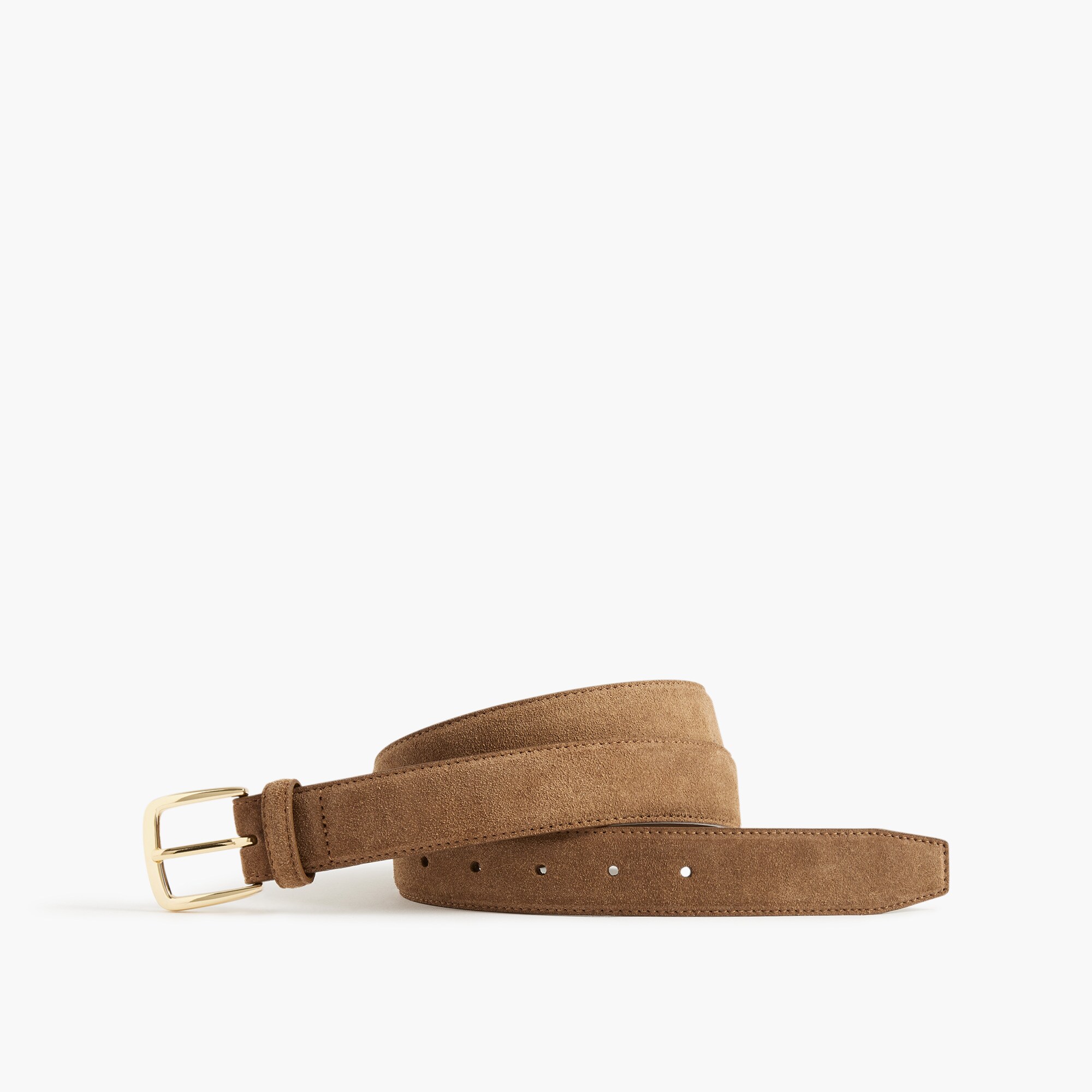 Suede belt