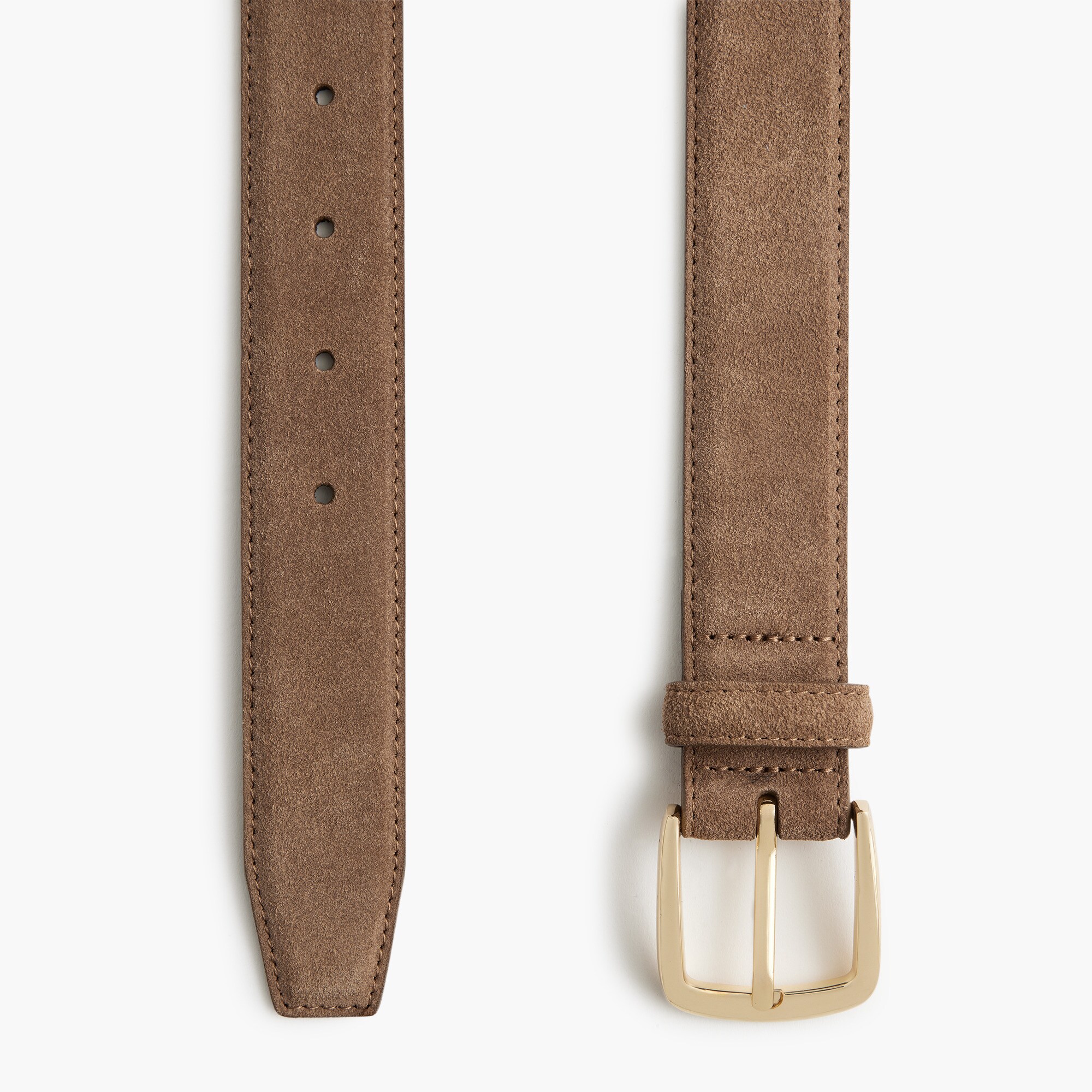 Suede belt
