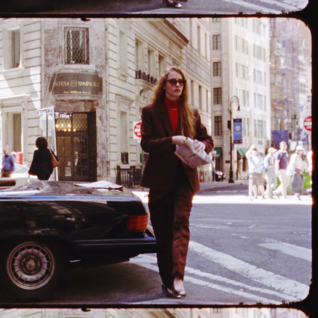 Wide-leg pleated pant in duchesse satin