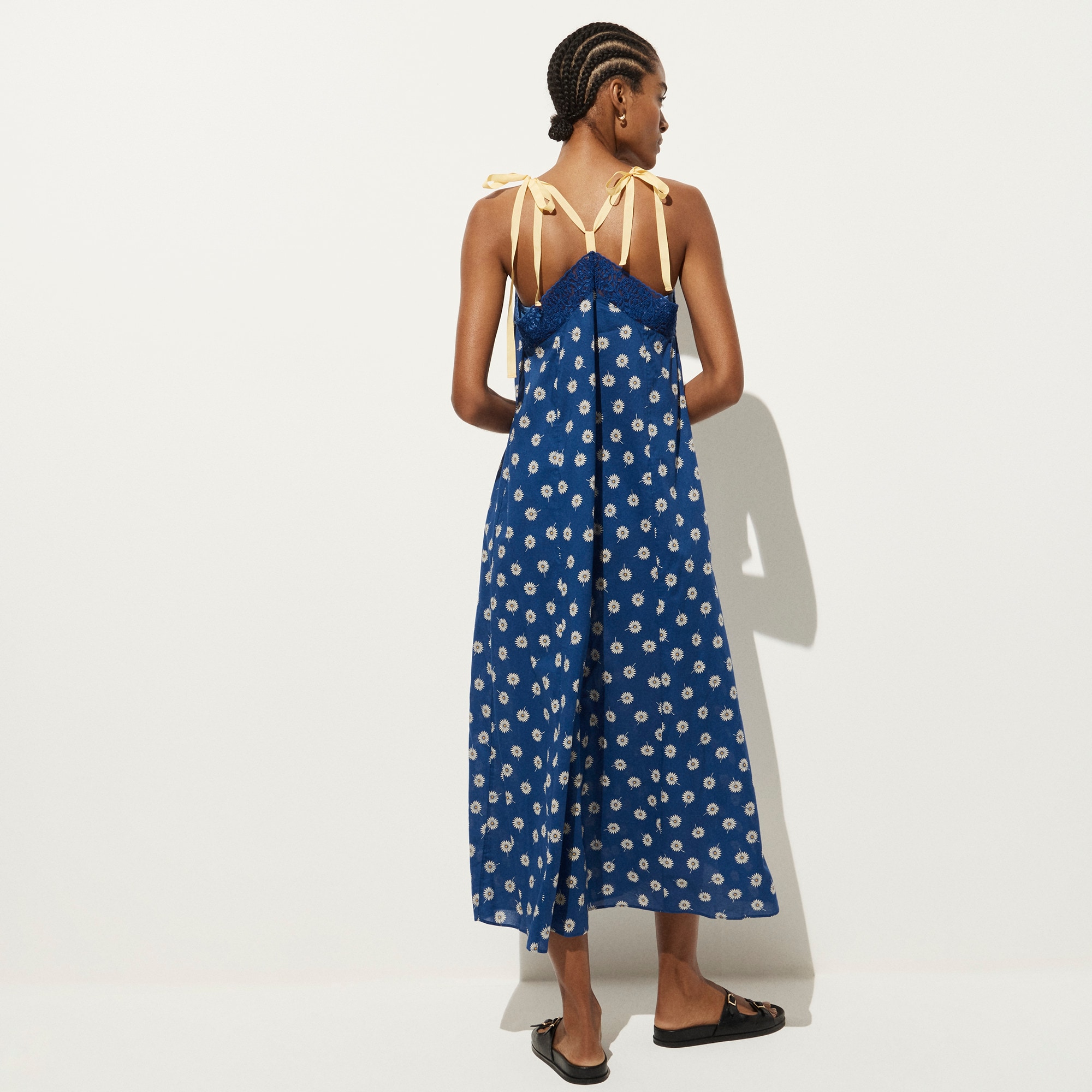 lace bottom midi dress Lace Midi Dress, Cream – Everyday Chic Boutique main image 1
