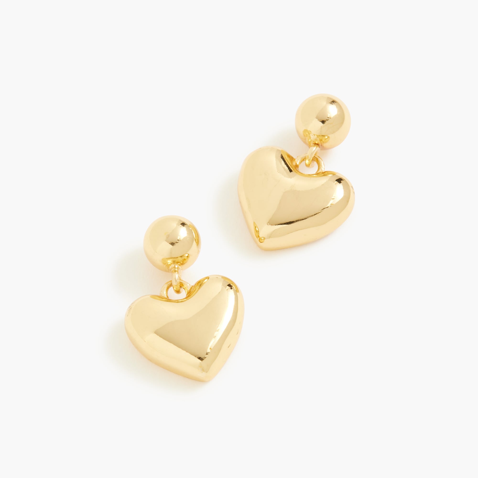  Heart statement earrings
