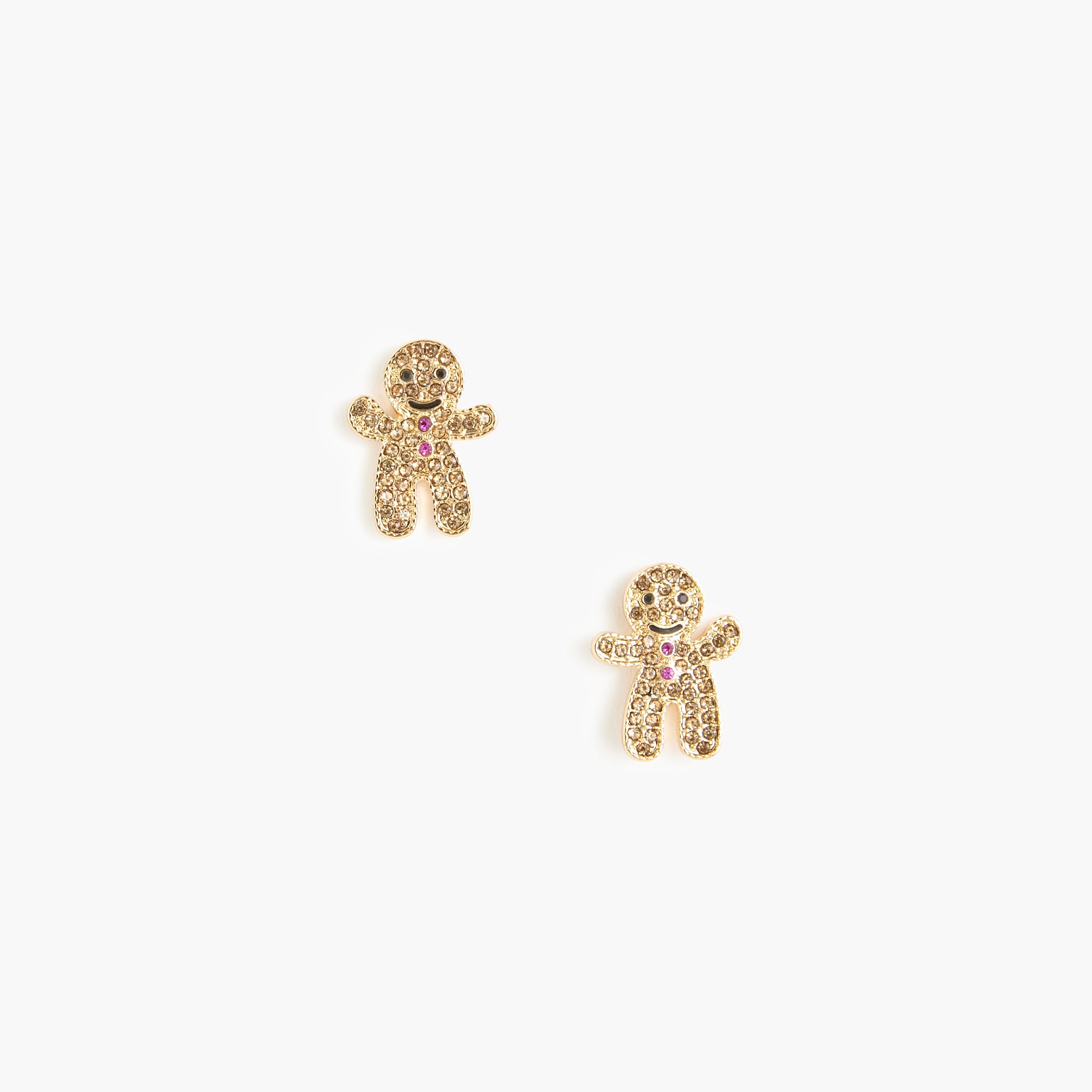  Gingerbread stud earrings