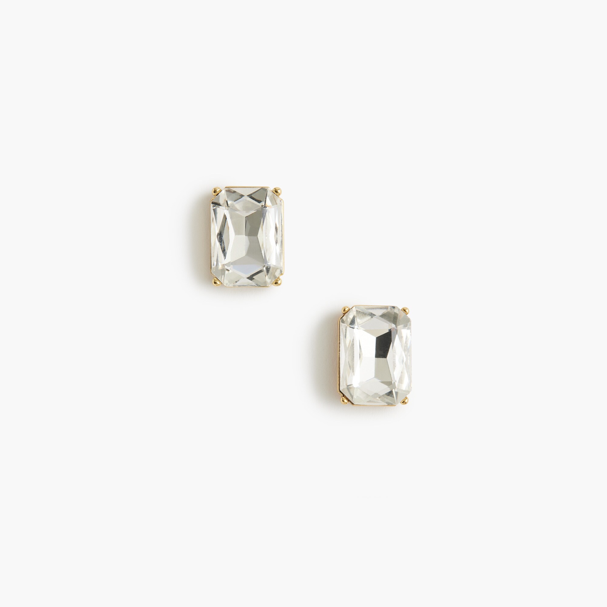  Crystal stud earrings
