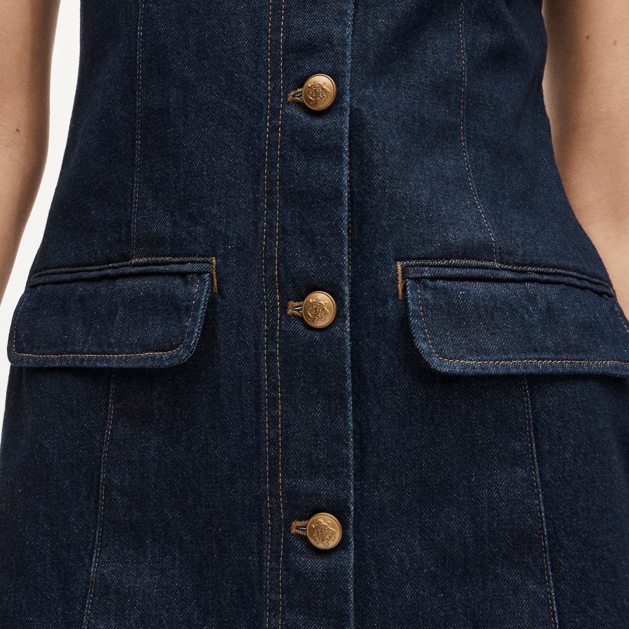 Parc dress in denim - image 3