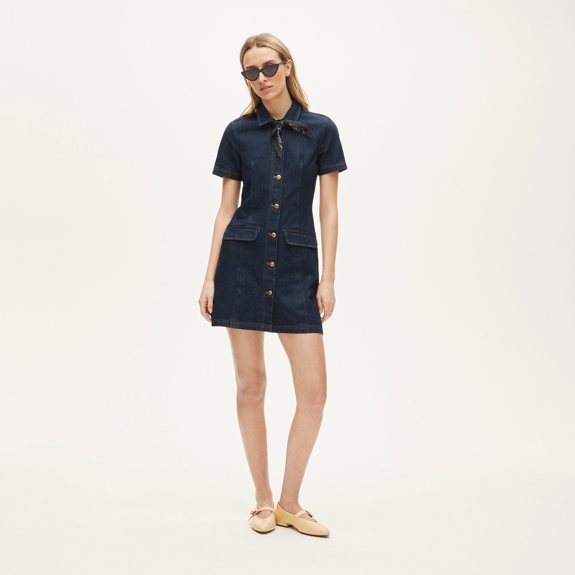 Parc dress in denim - image 2