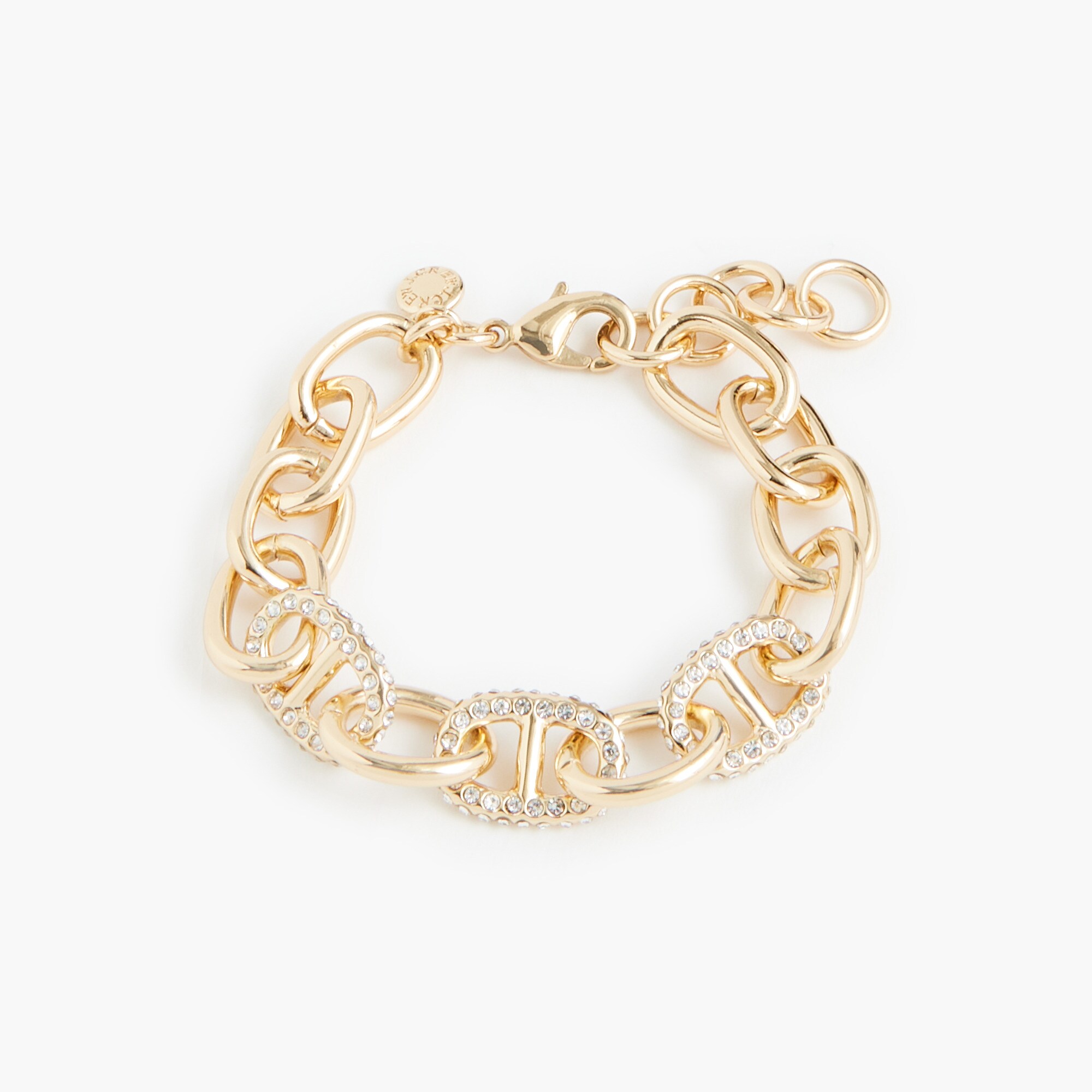  Crystal chainlink bracelet