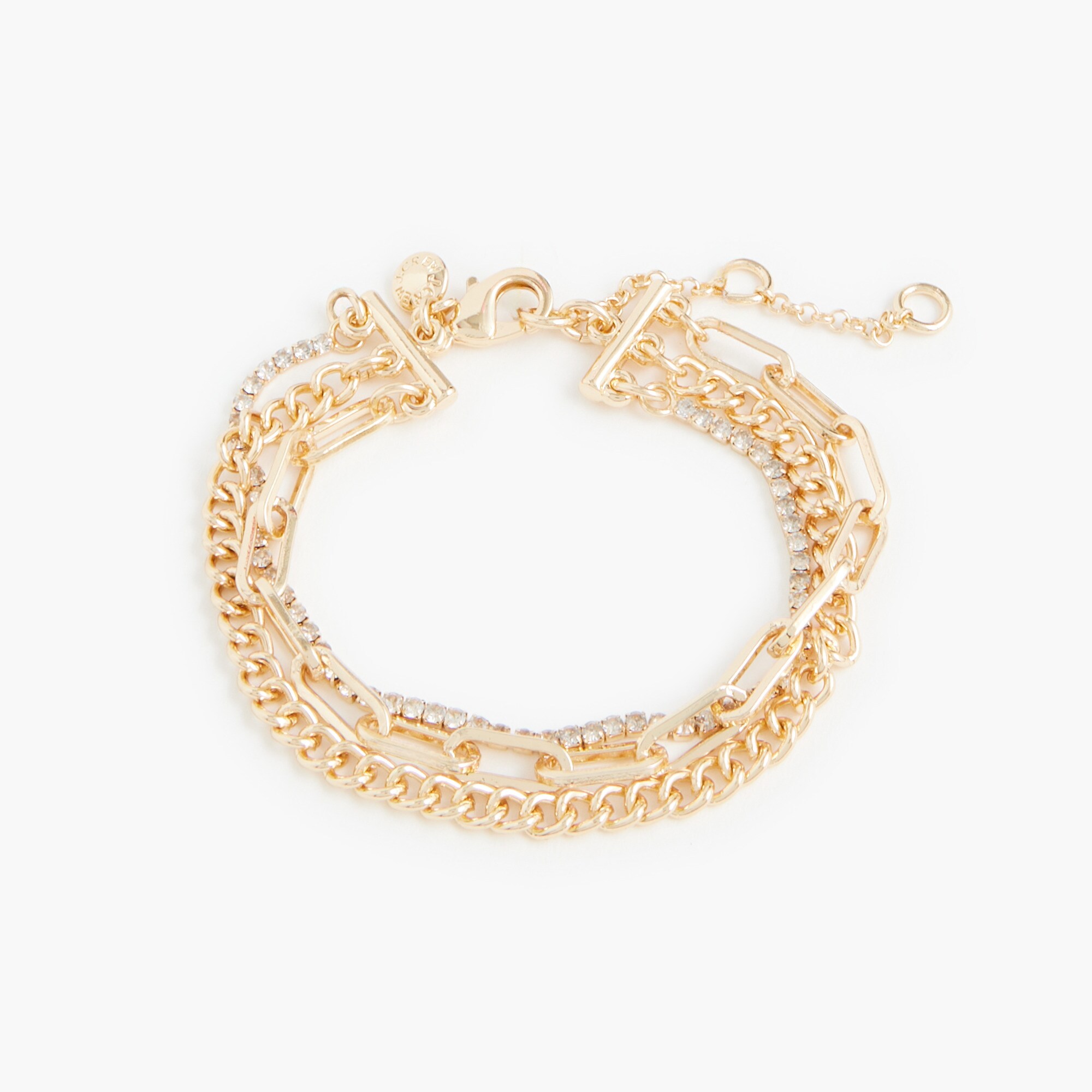  Layered chain bracelet