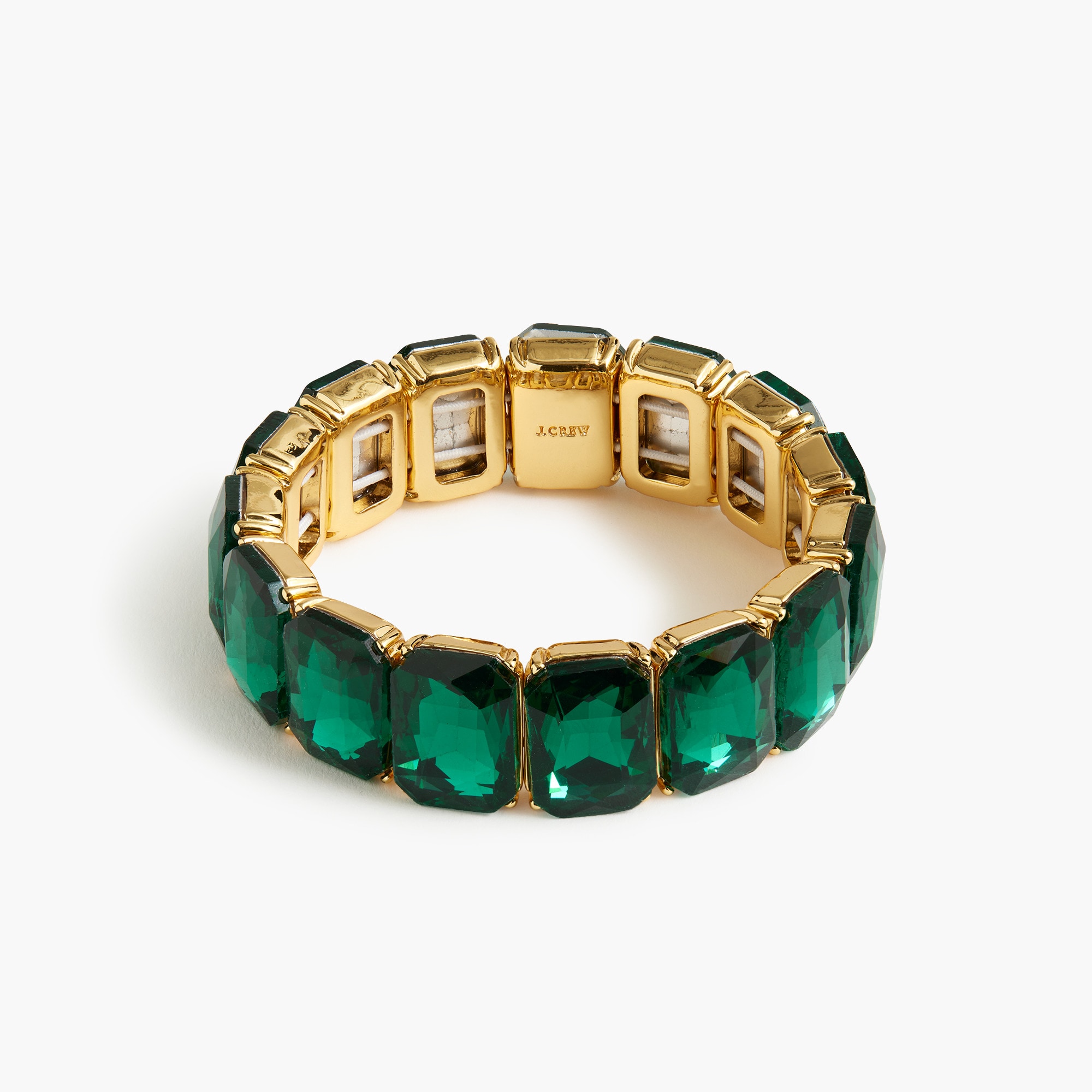  Crystal stretch statement bracelet