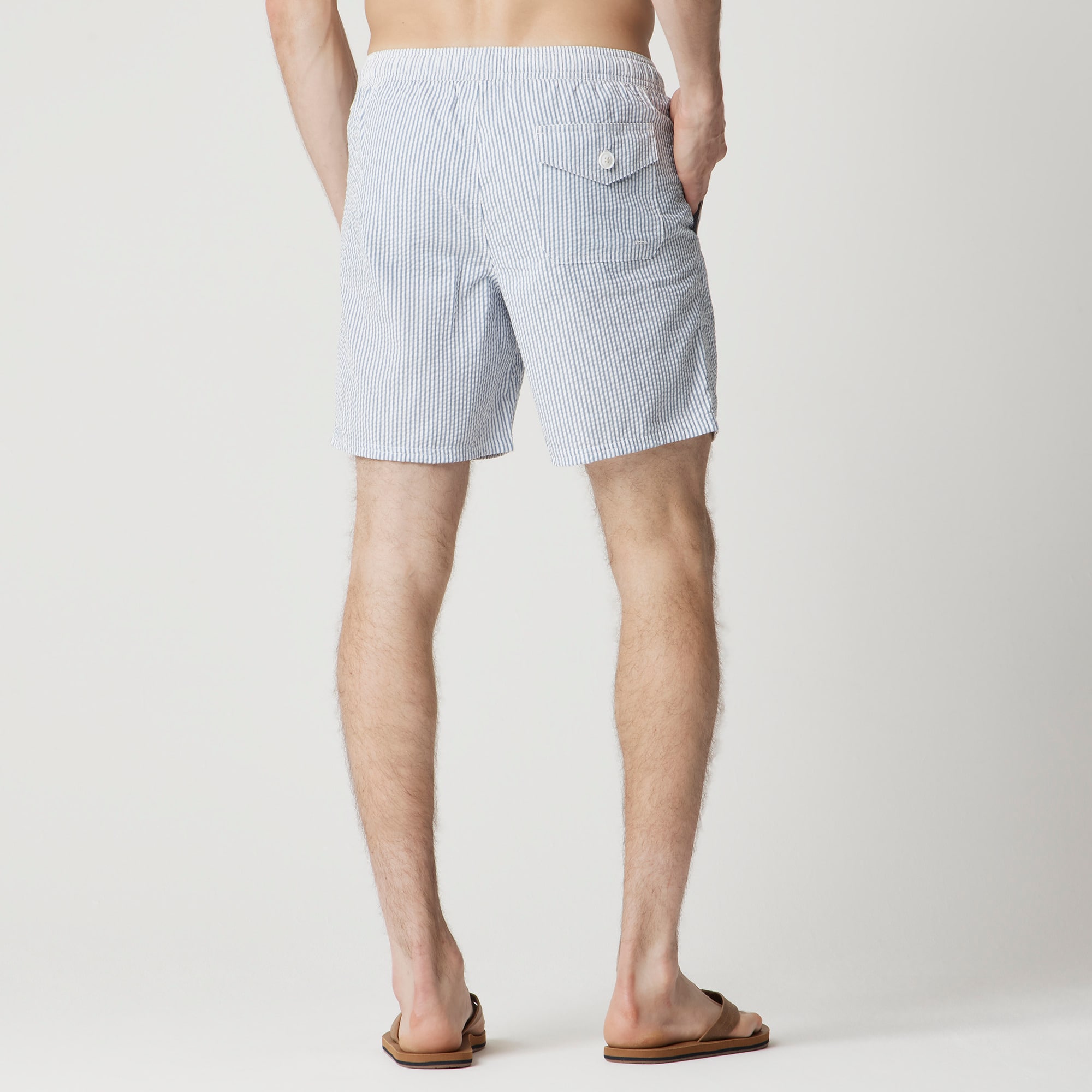 7" mesh-lined swim trunk