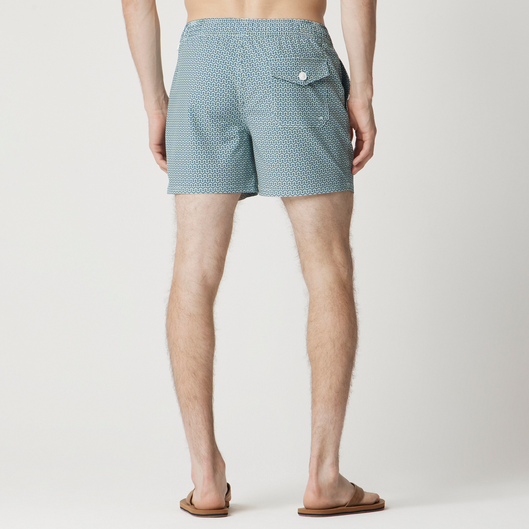 5" mesh-lined swim trunk