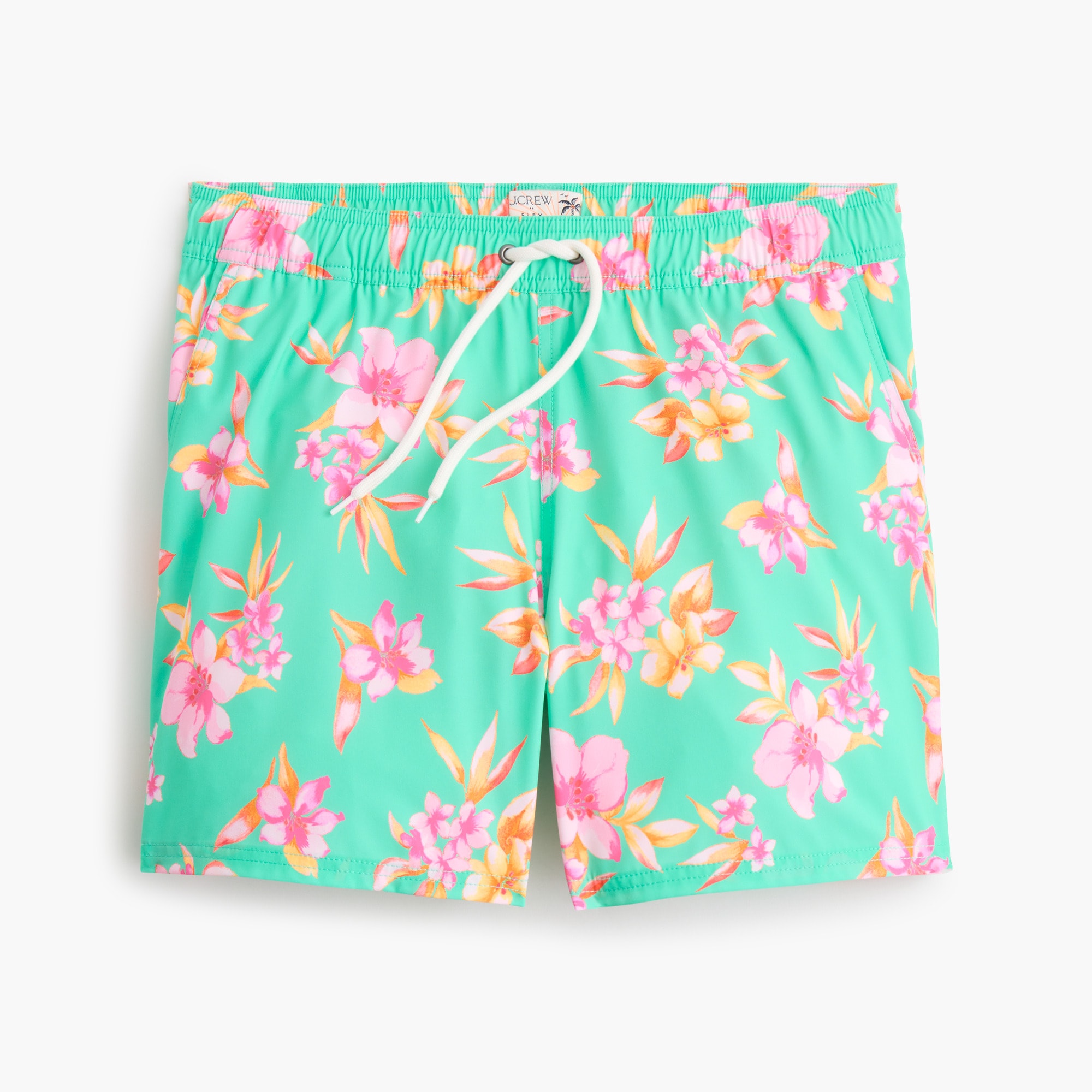 5" mesh-lined swim trunk