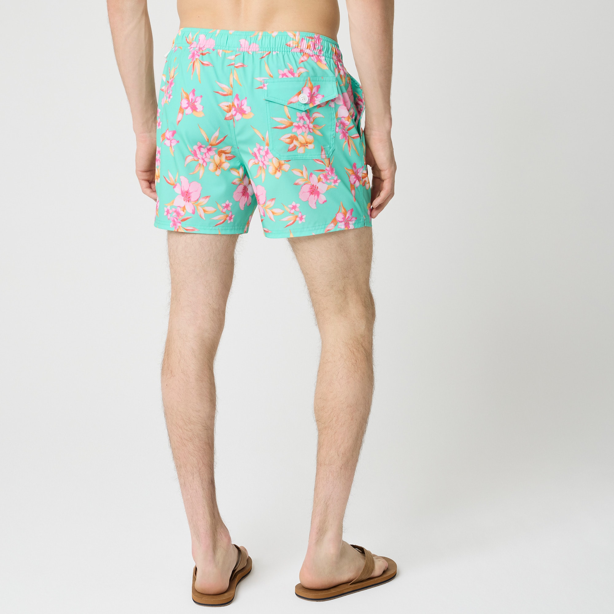 5" mesh-lined swim trunk