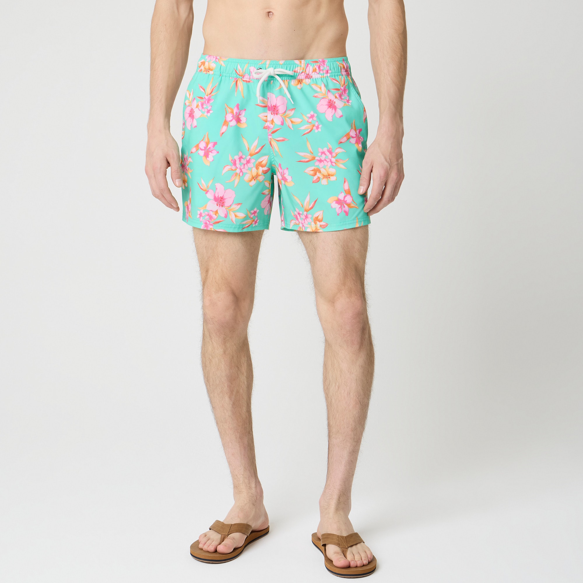 5" mesh-lined swim trunk