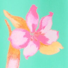 5" mesh-lined swim trunk MERMAID GREEN