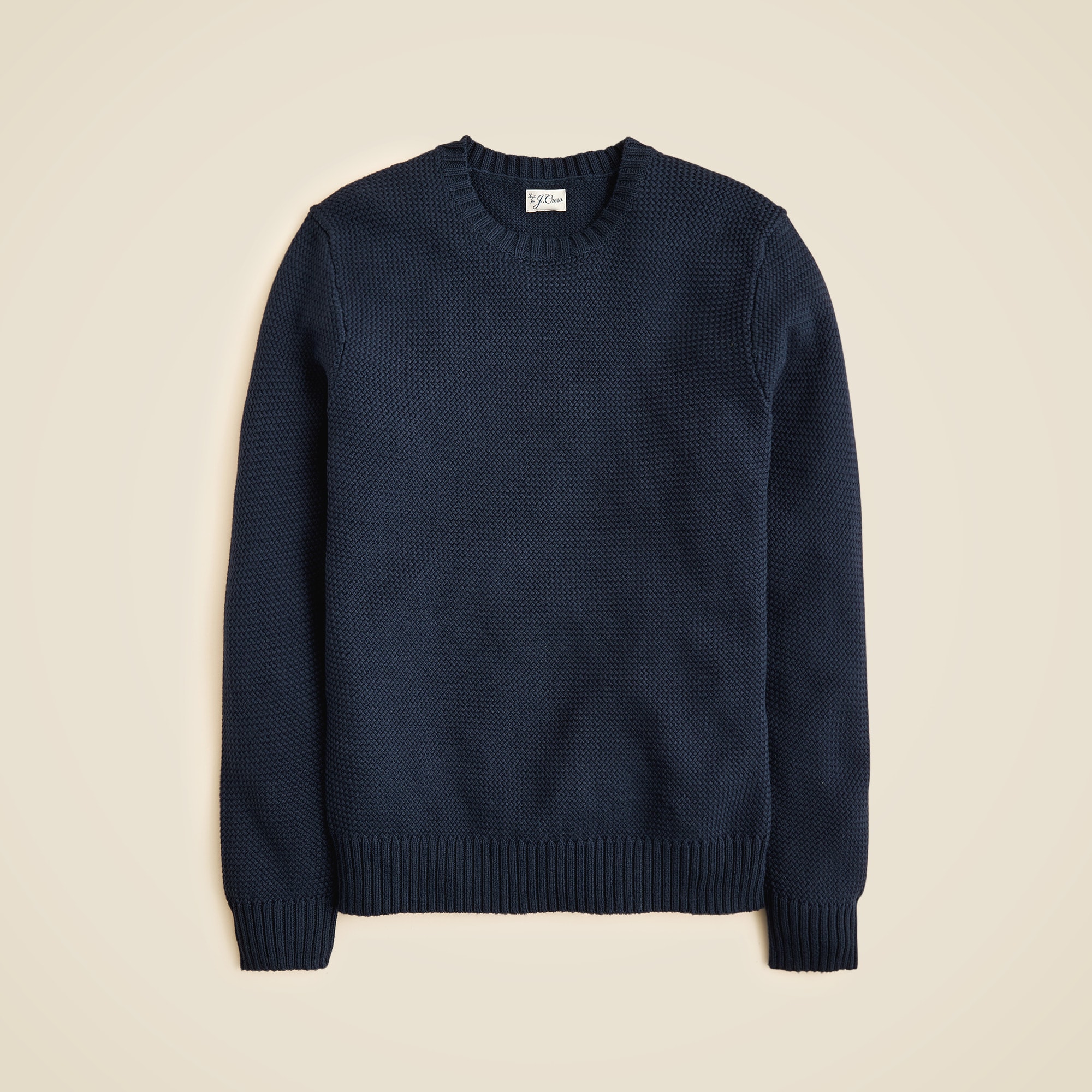 Soft-washed wool saddle-sleeve sweater
