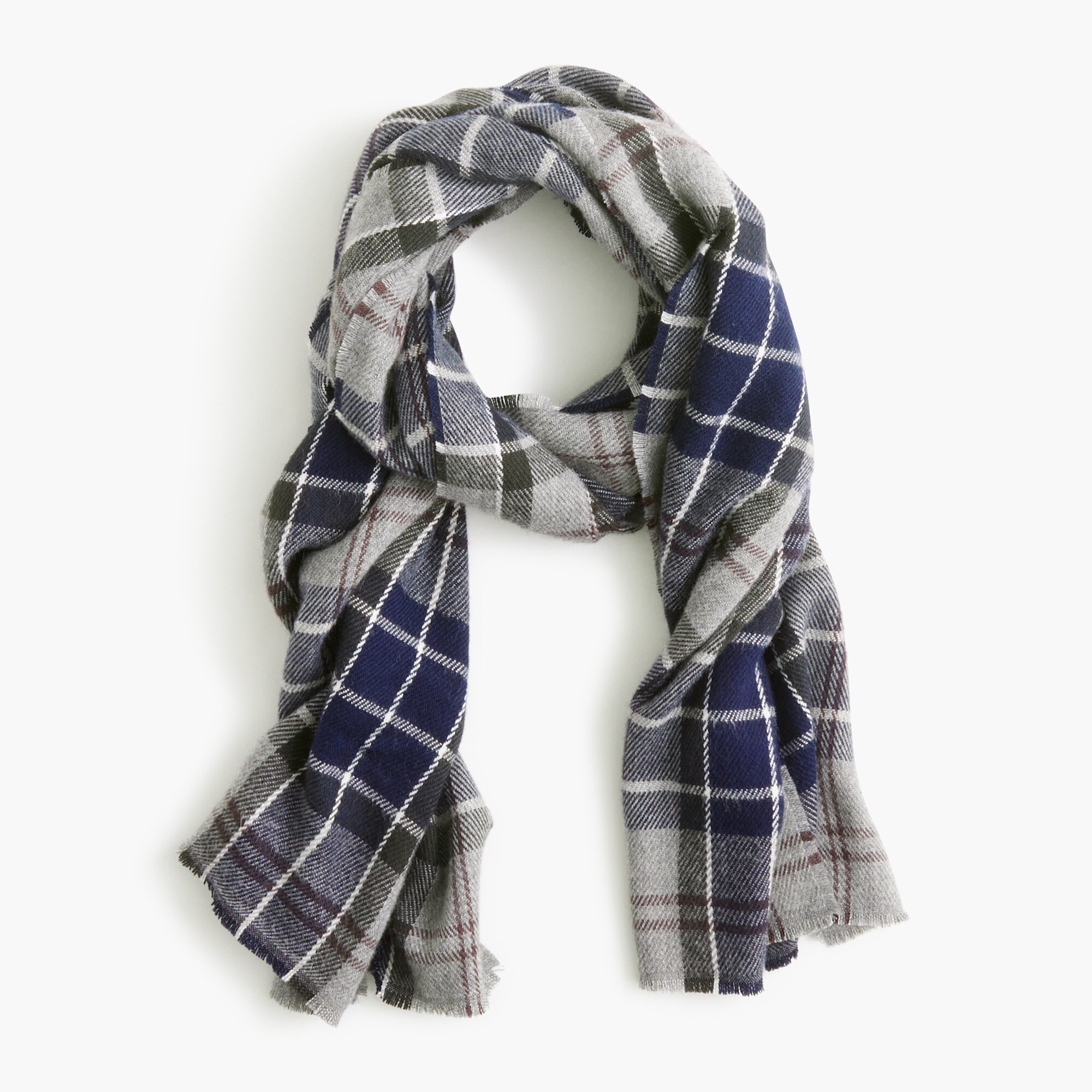  Plaid scarf