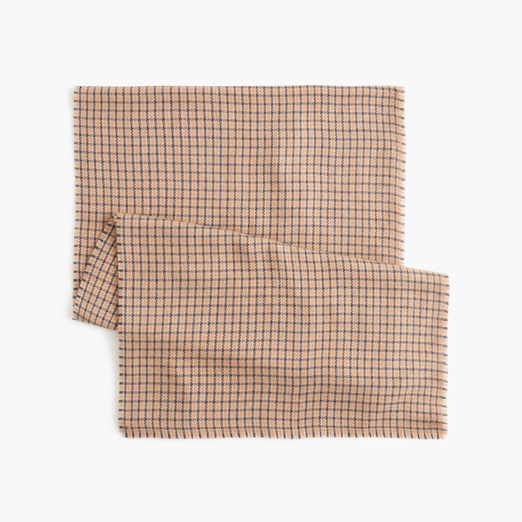 Checkered scarf
