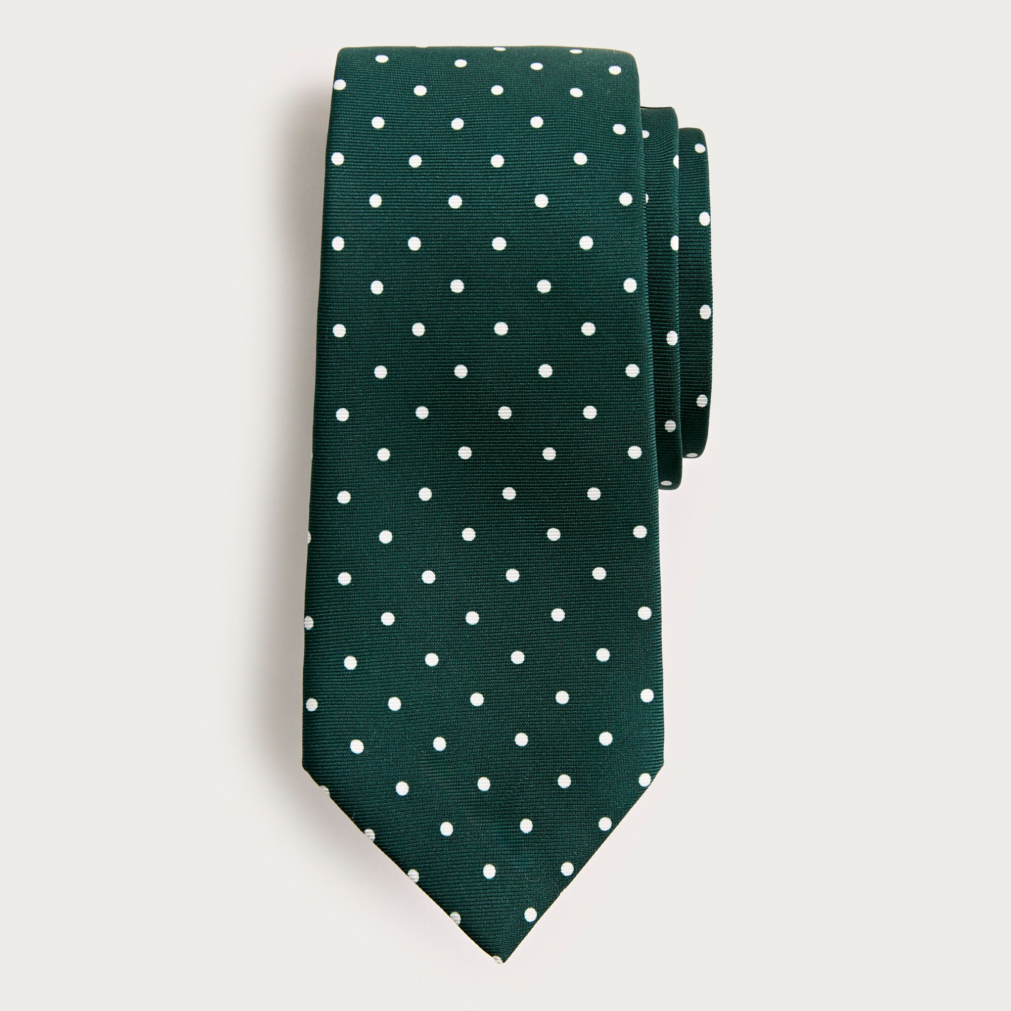 English silk dotted tie
