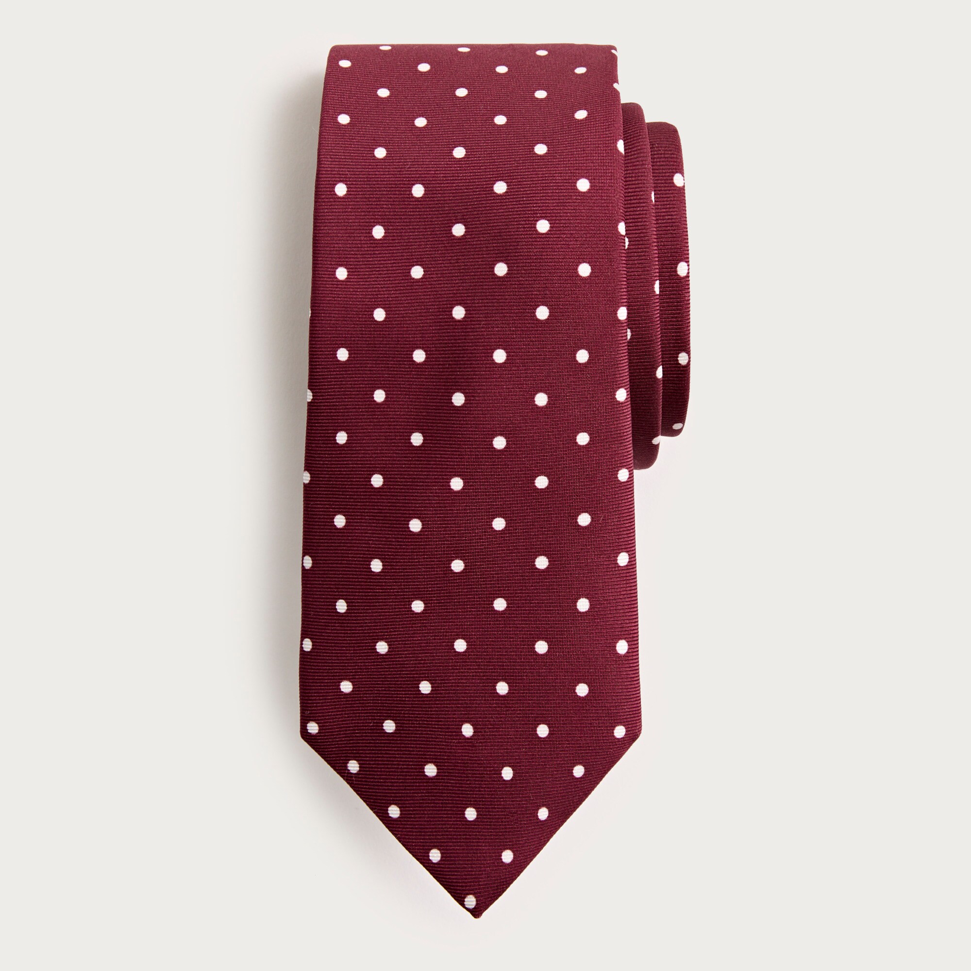 English silk dotted tie