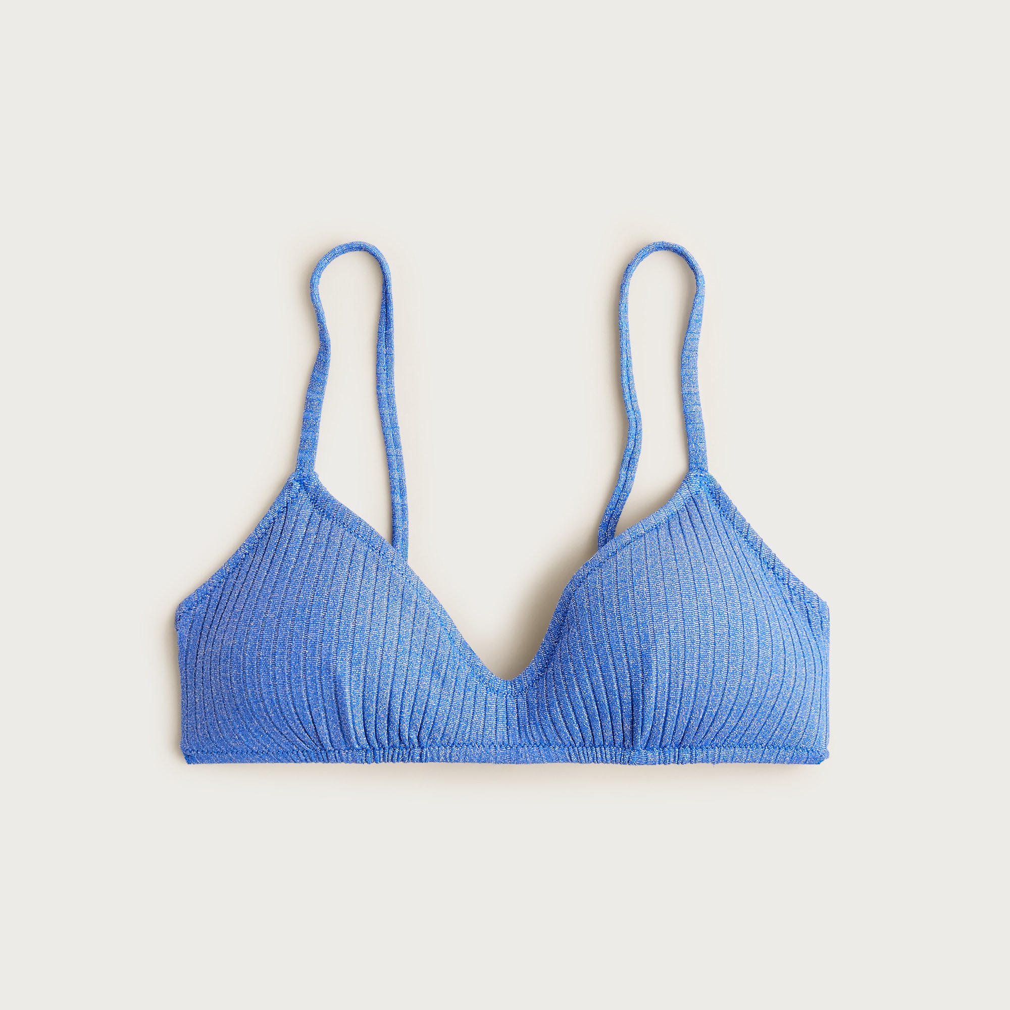 Odessa bikini top in sparkle rib from J.Crew - $87.99 (10% off)