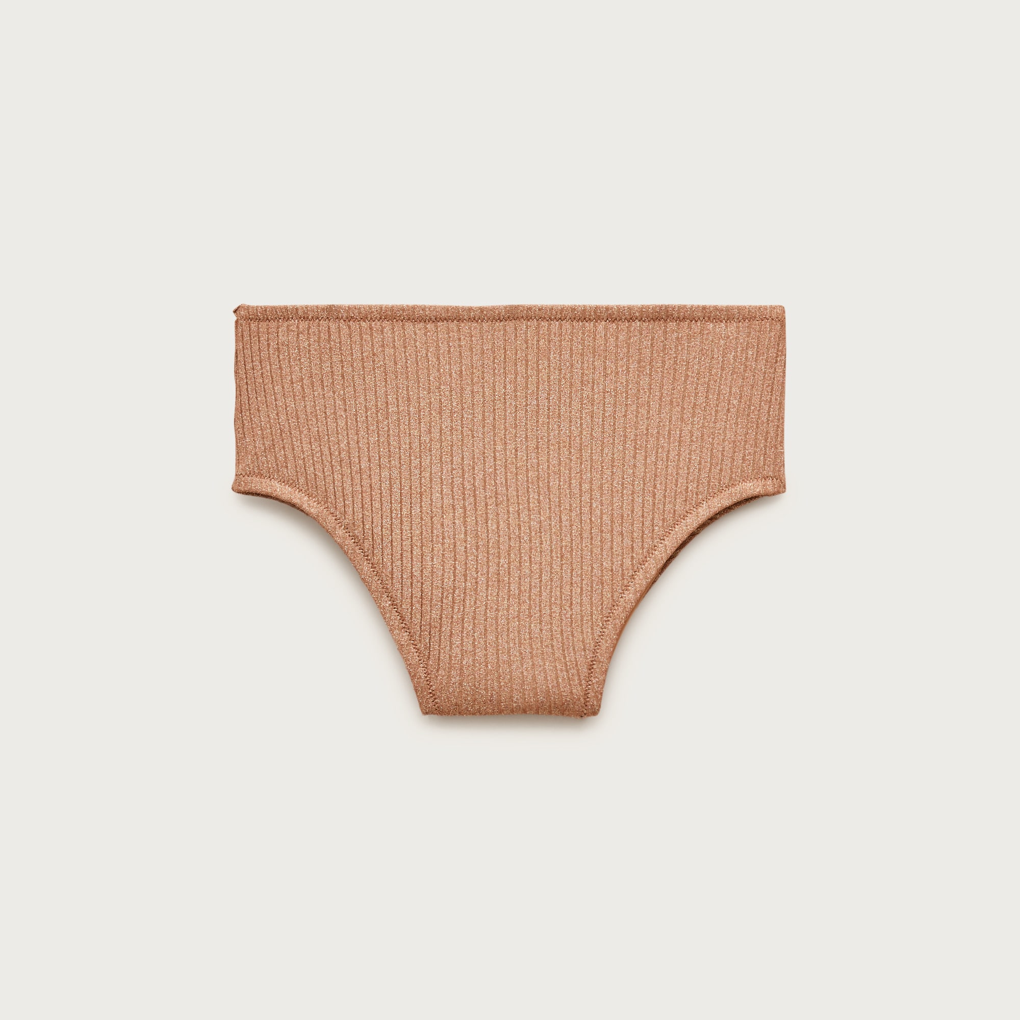 Hallie bikini bottom in sparkle rib