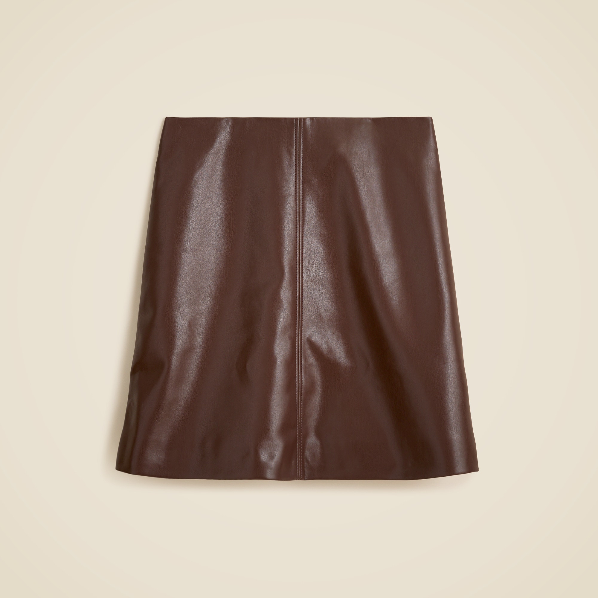 womens Fairfax skirt in faux leather