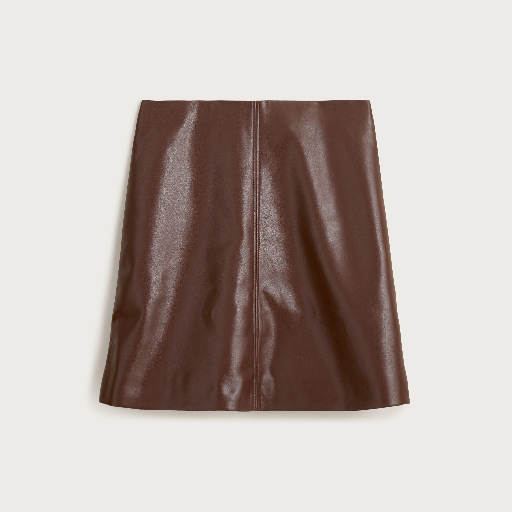 Fairfax skirt in faux leather