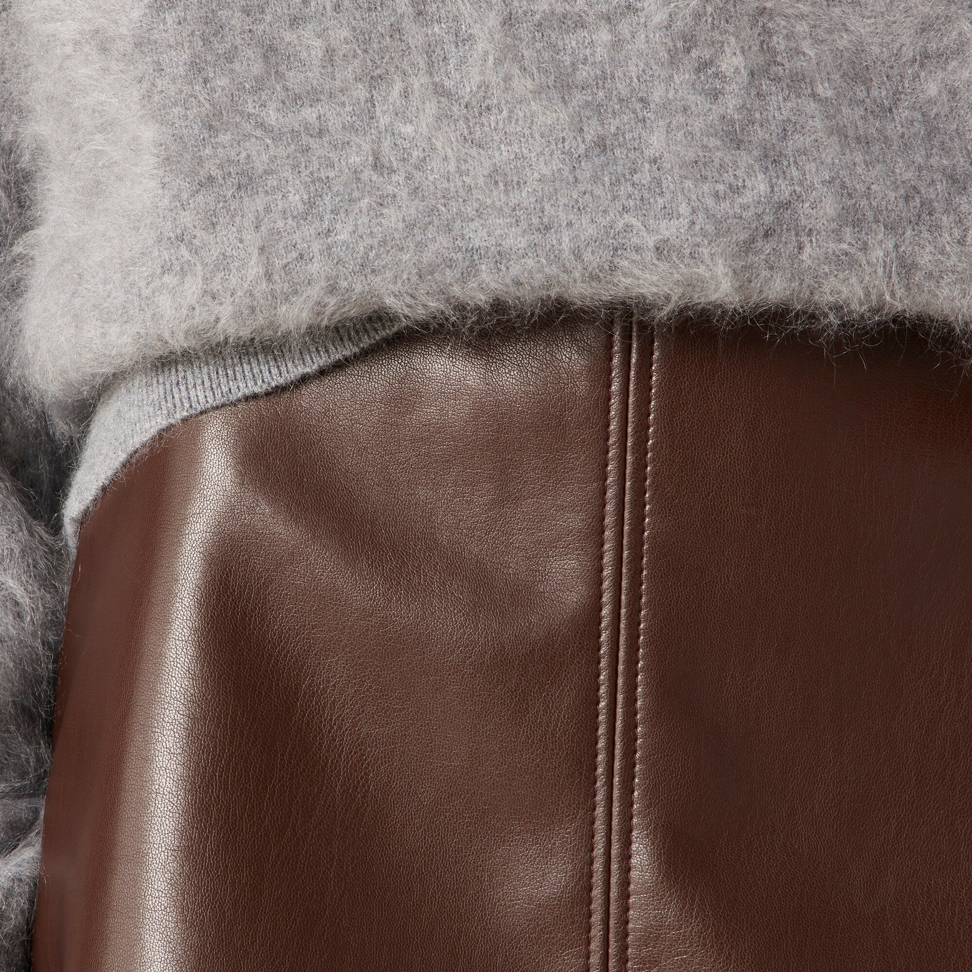 Fairfax skirt in faux leather