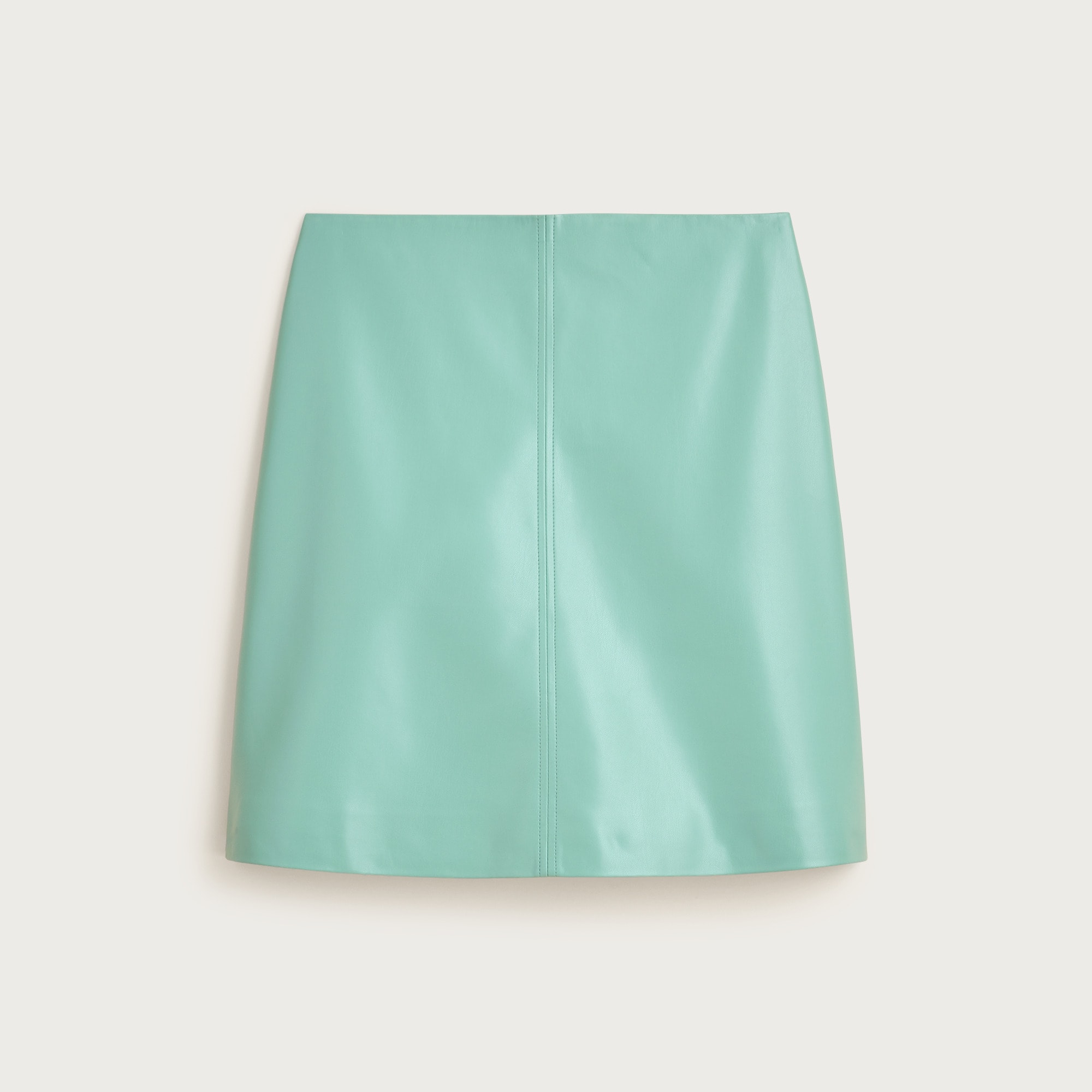 Fairfax skirt in faux leather