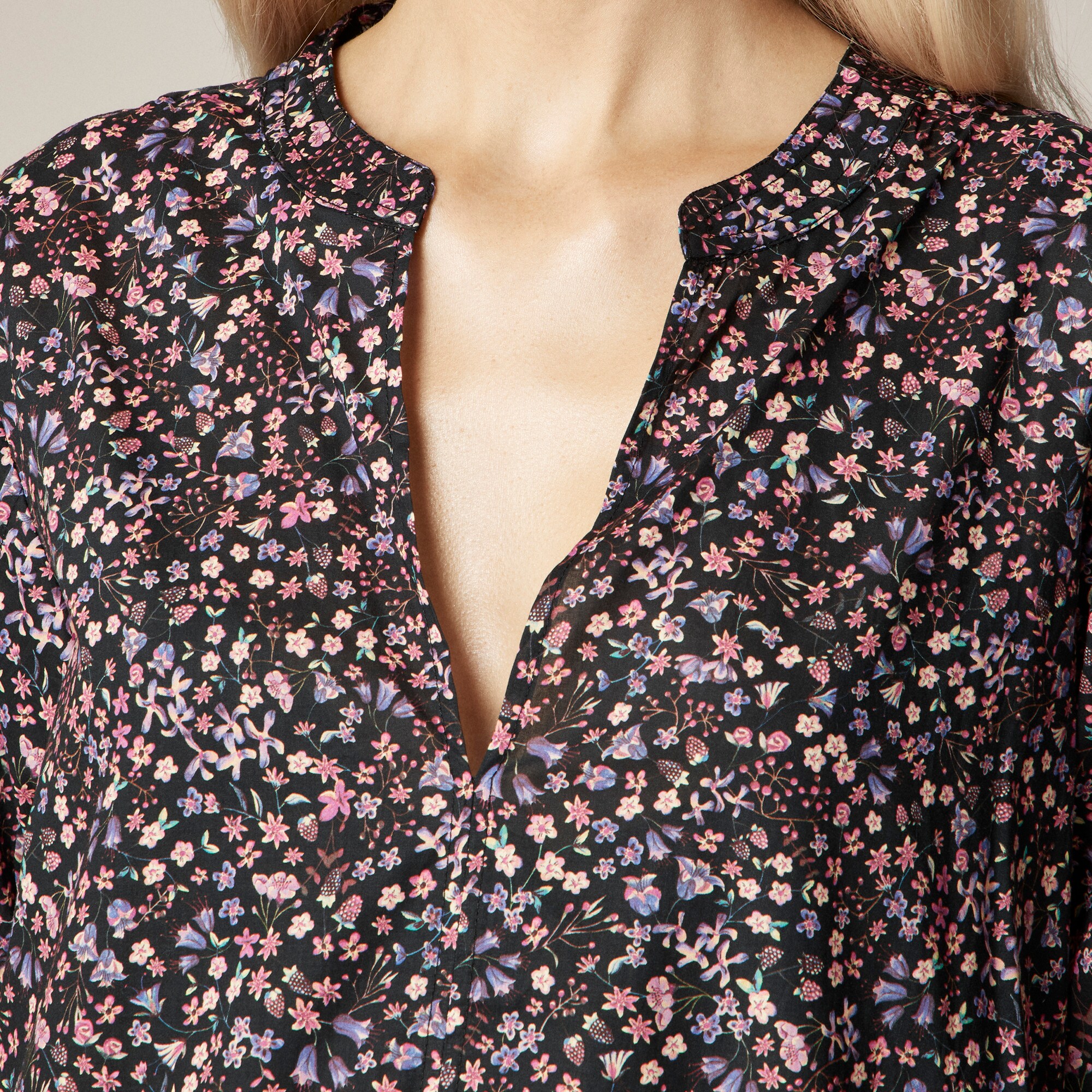 Delilah dress in Liberty&reg; strawberry floral fabric - thumbnail 2