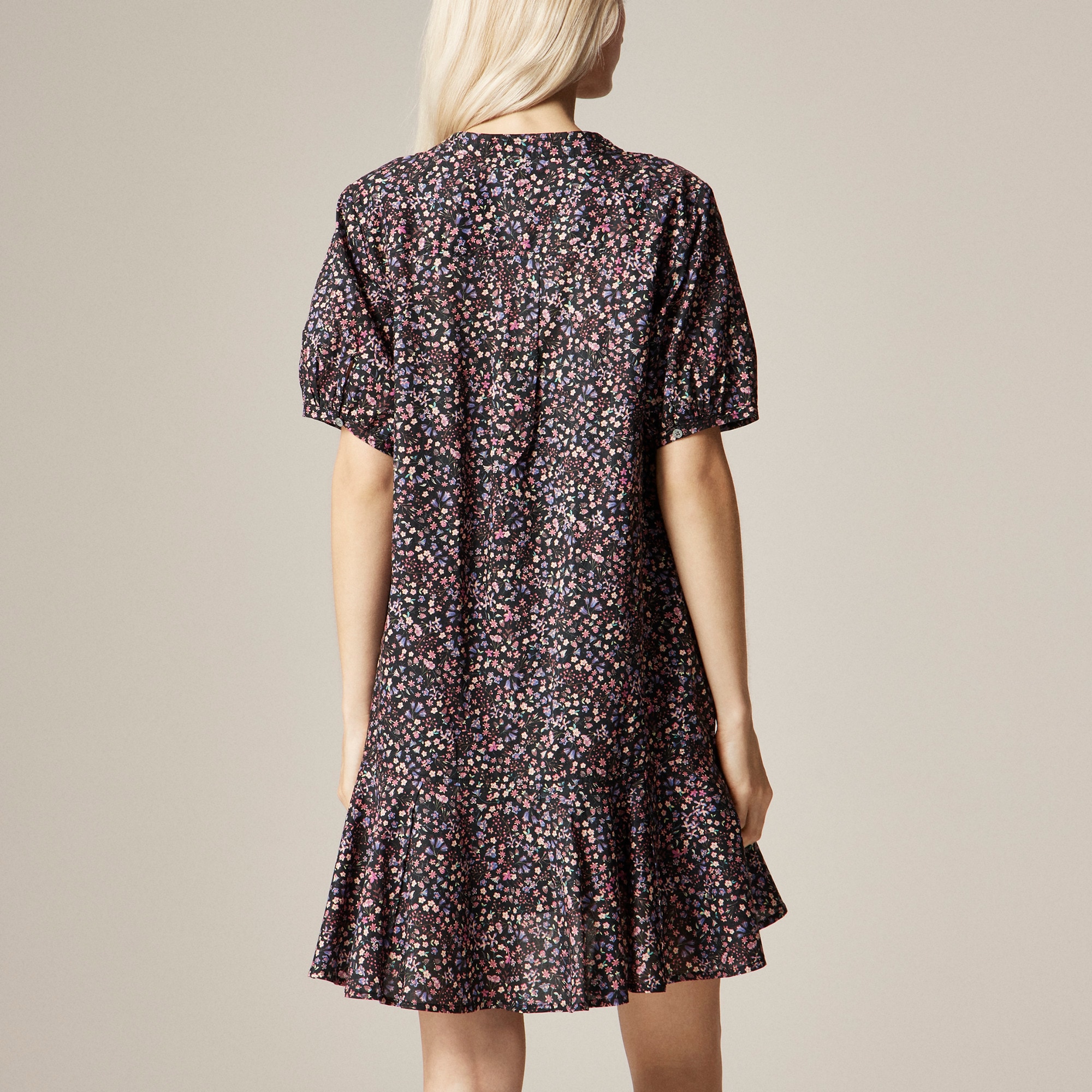 Delilah dress in Liberty® strawberry floral fabric
